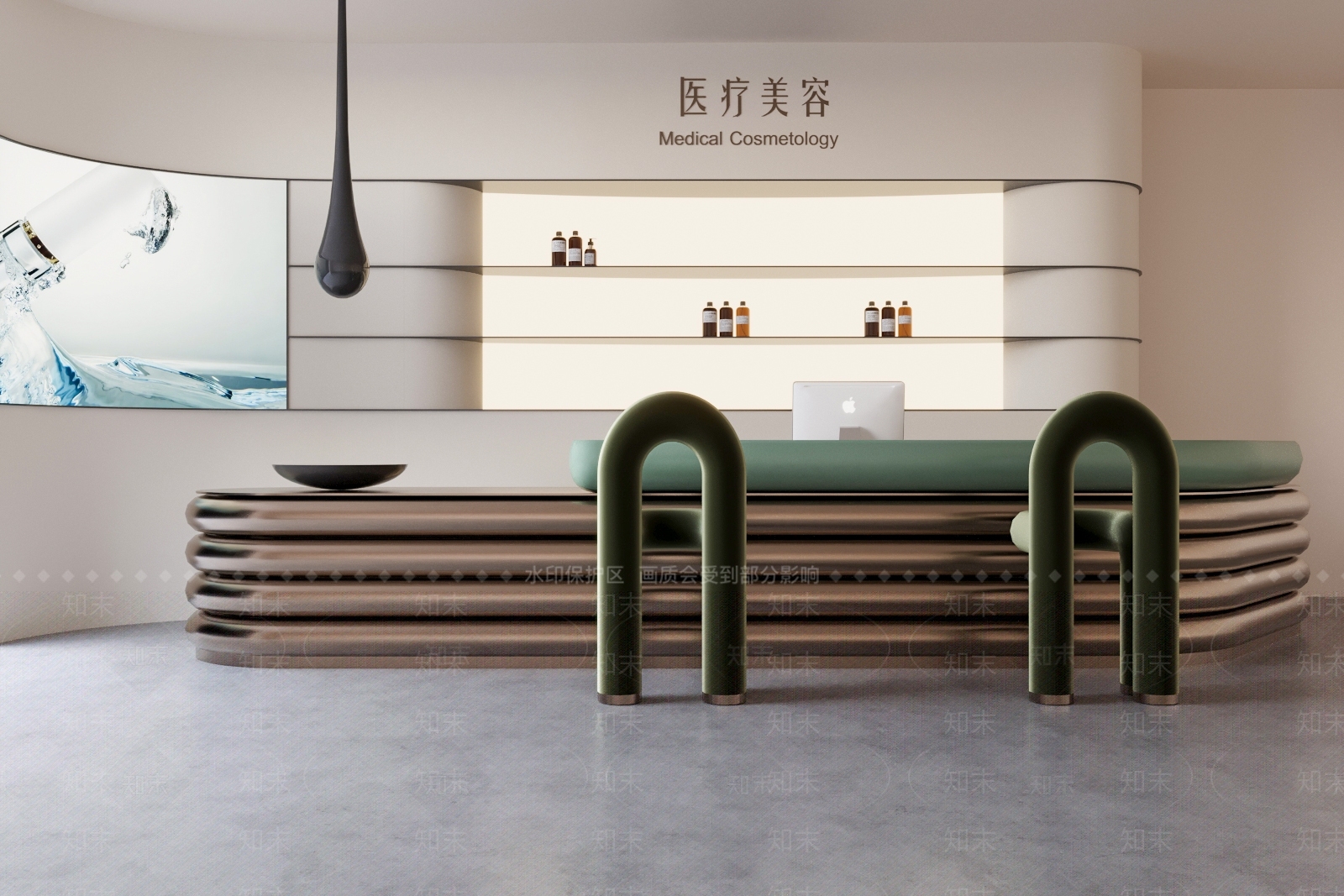 现代美容SPA店3D模型下载【ID:1149210073】