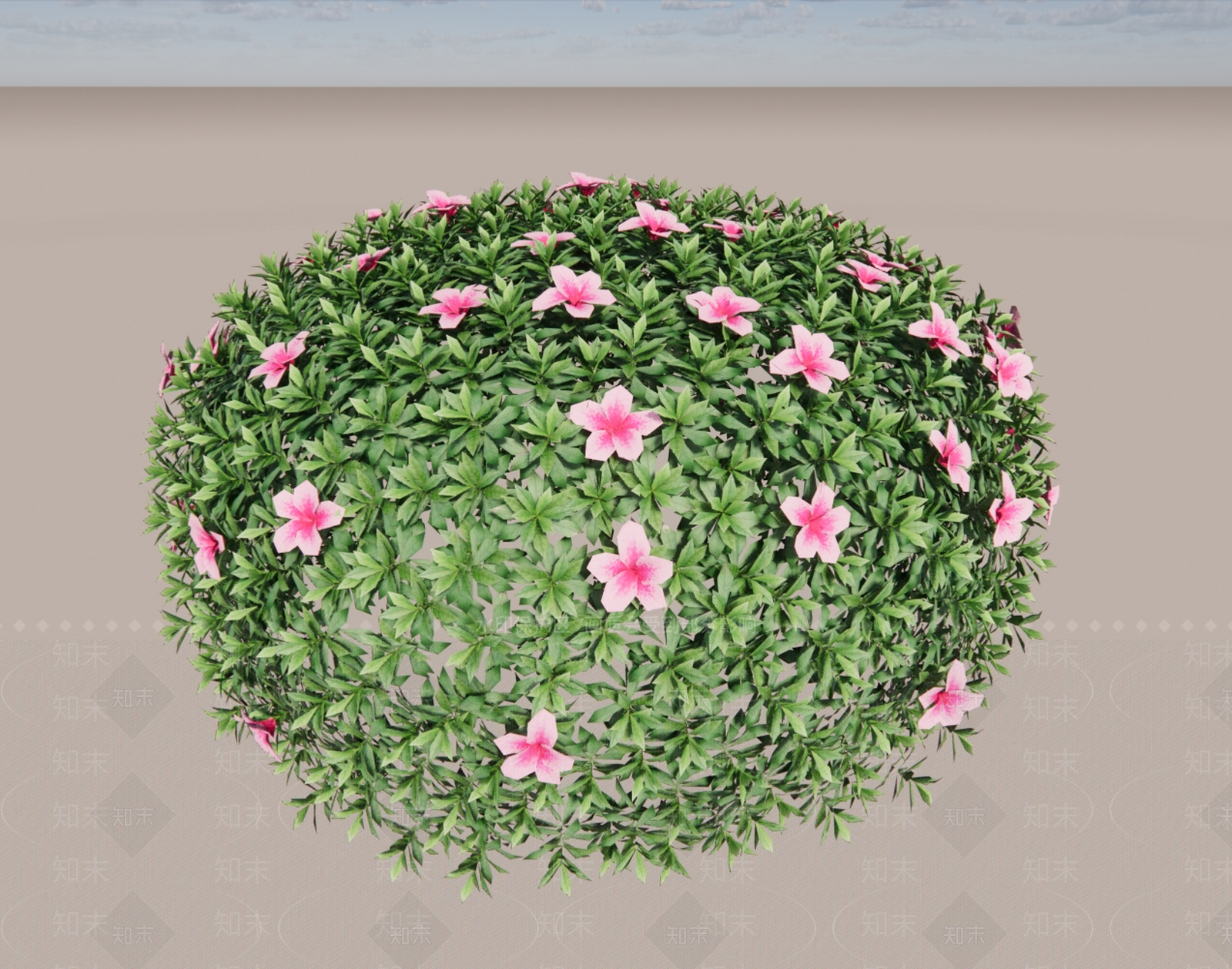 杜鹃花球SU模型下载【ID:1149233654】