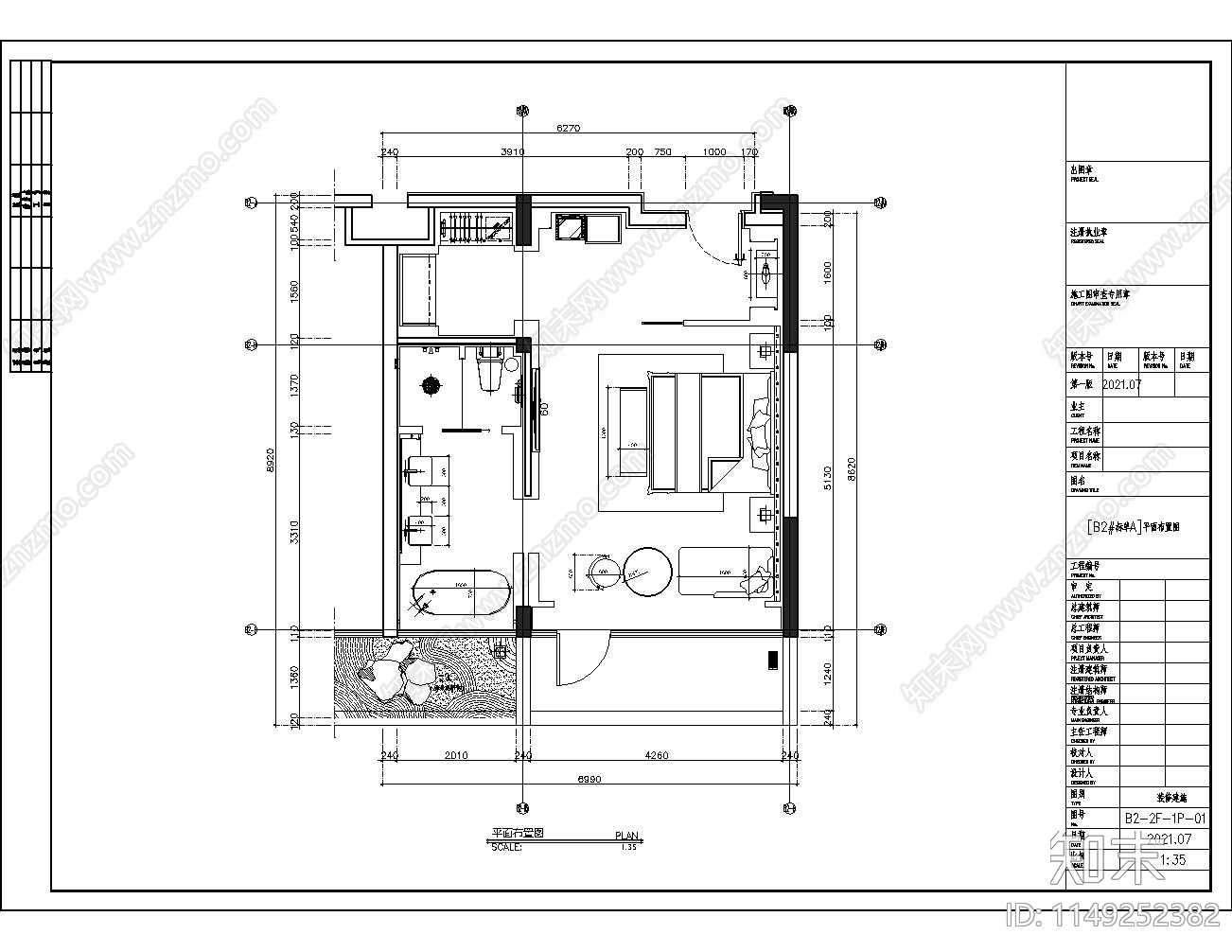 loft公寓现代简约设计施工图施工图下载【ID:1149252382】