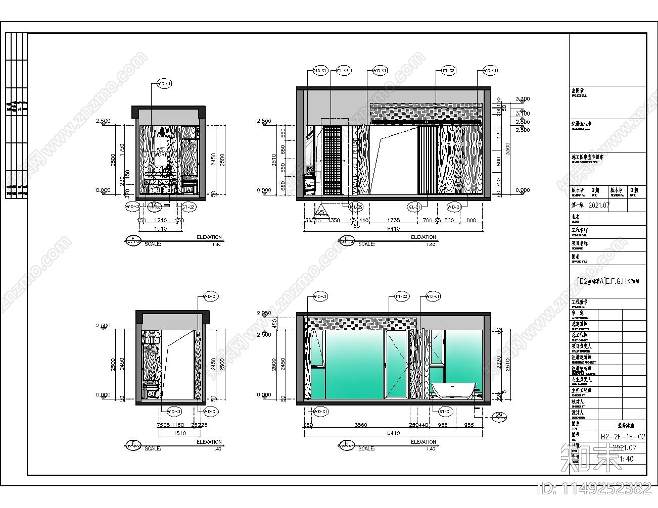 loft公寓现代简约设计施工图施工图下载【ID:1149252382】