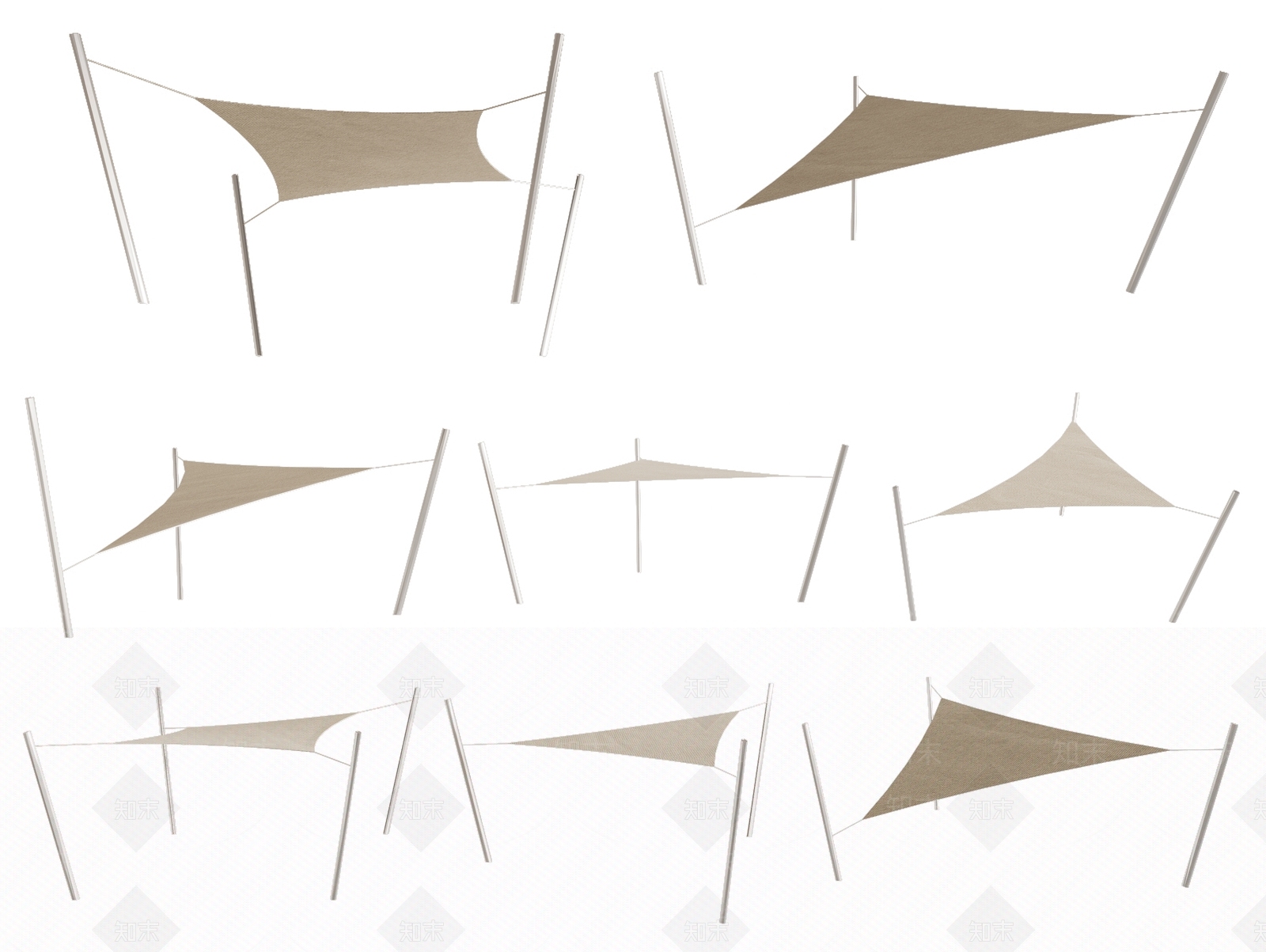 天幕3D模型下载【ID:1149255426】_知末3d模型网