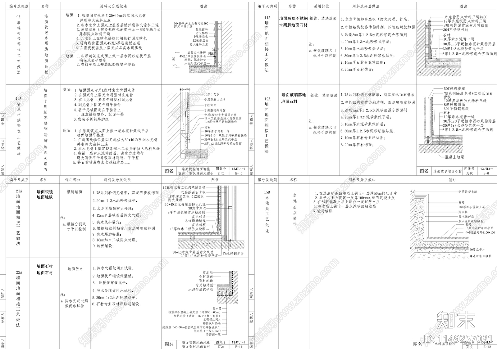 墙cad施工图下载【ID:1149257031】