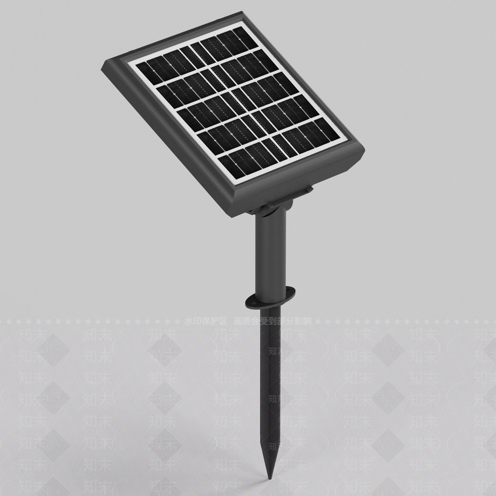 工业风户外灯具3D模型下载【ID:1149262222】
