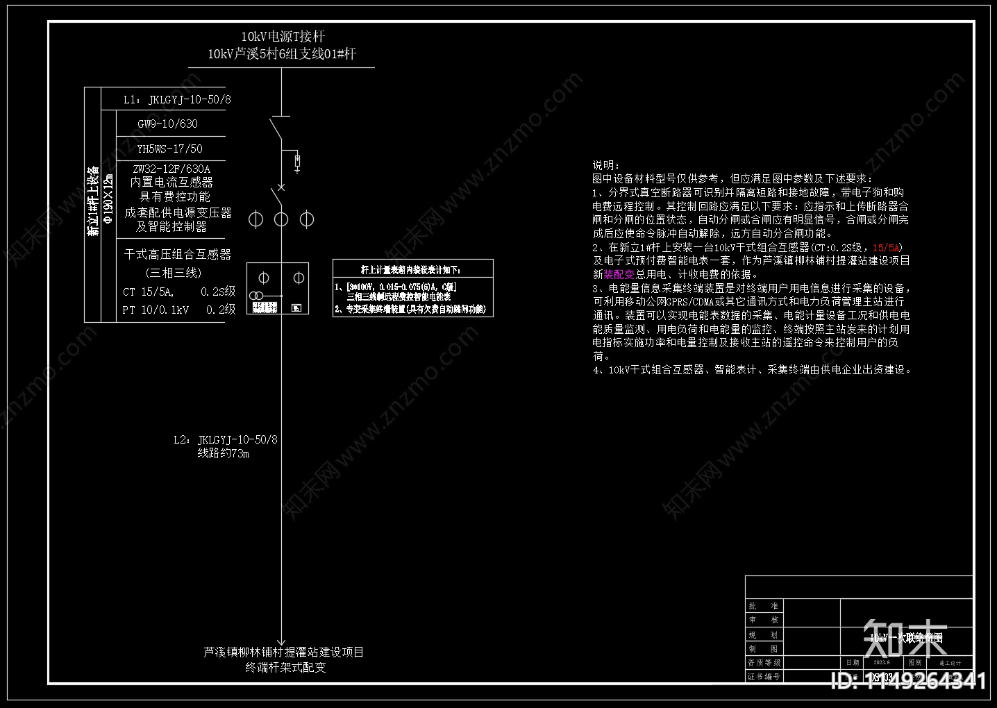 电力系统cad施工图下载【ID:1149264341】