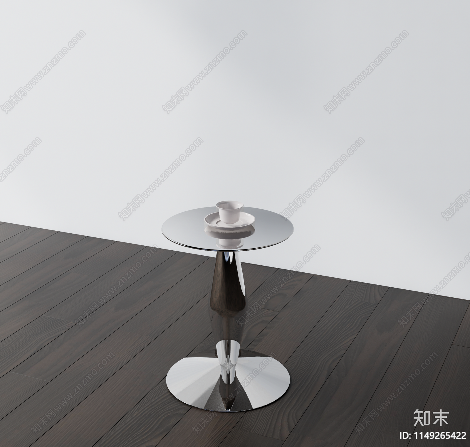 现代简约金属边几3D模型下载【ID:1149265422】