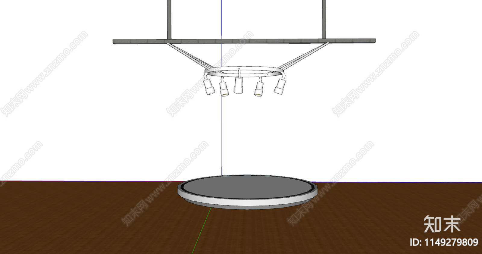 现代灯光舞台SU模型下载【ID:1149279809】