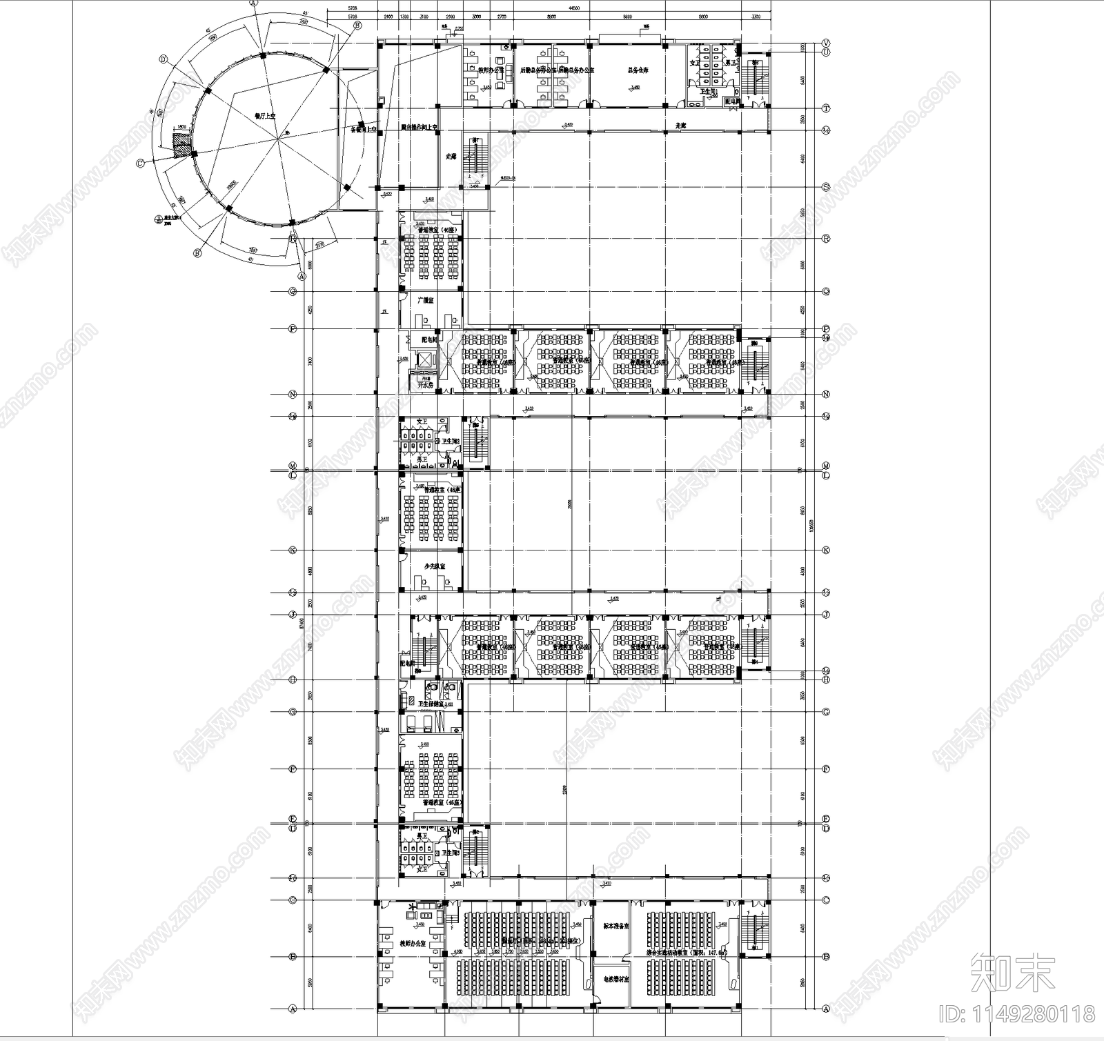 36班小学建筑施工图下载【ID:1149280118】