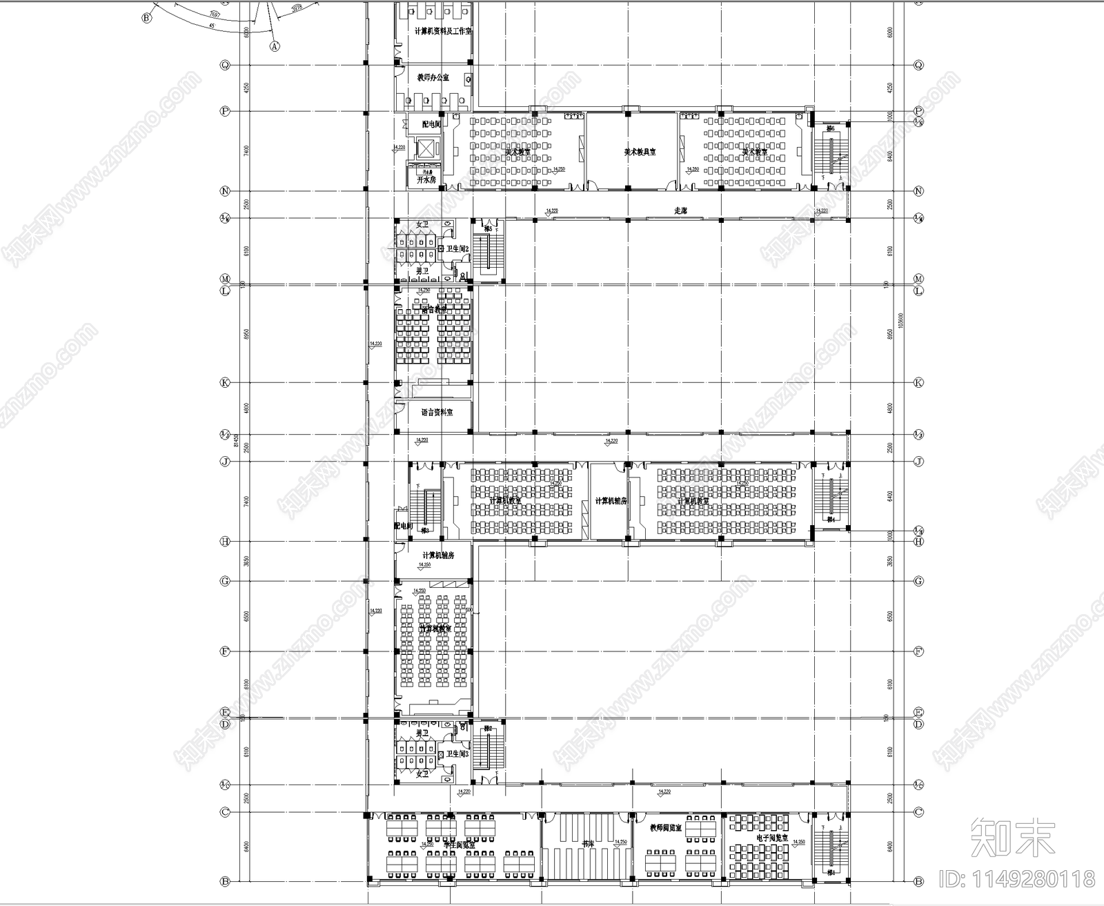 36班小学建筑施工图下载【ID:1149280118】