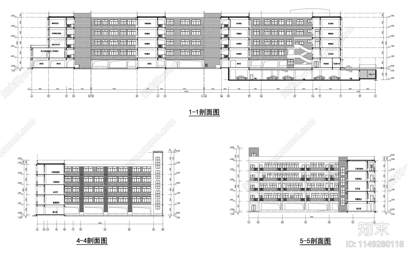 36班小学建筑施工图下载【ID:1149280118】