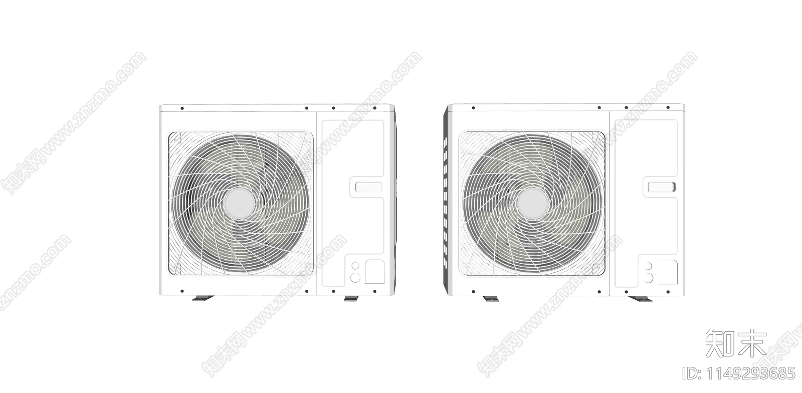 空调室外机SU模型下载【ID:1149293685】