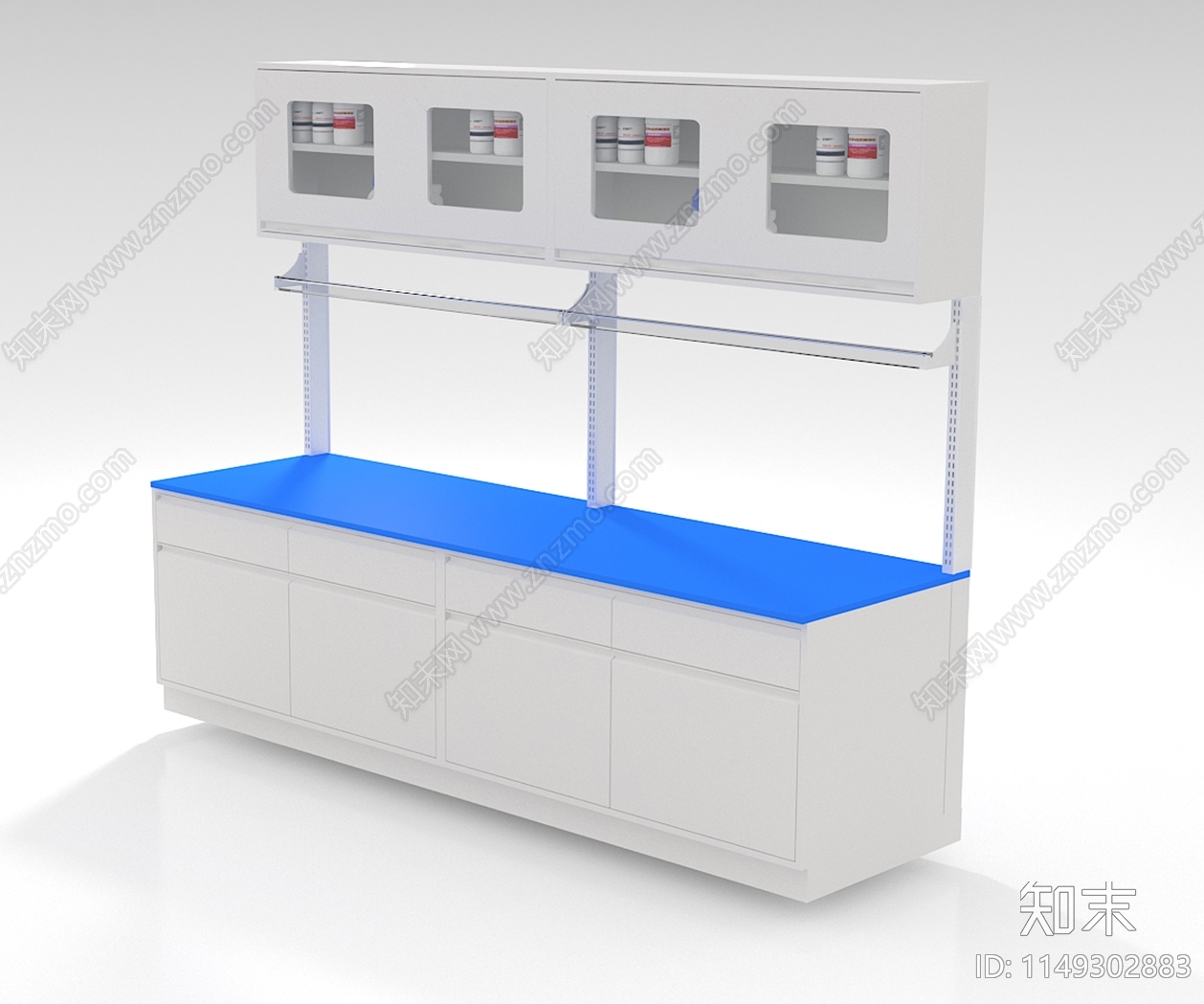 实验室边台3D模型下载【ID:1149302883】