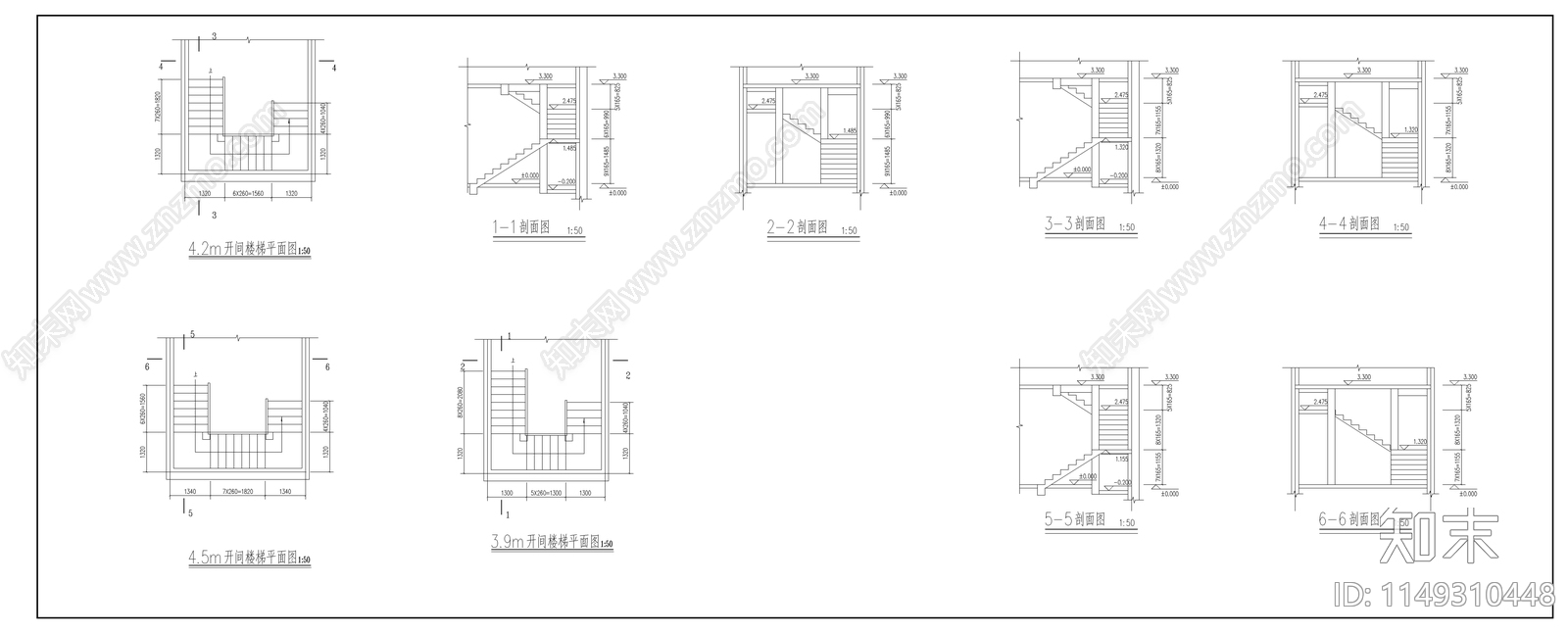 仿古建筑二层门市节点cad施工图下载【ID:1149310448】