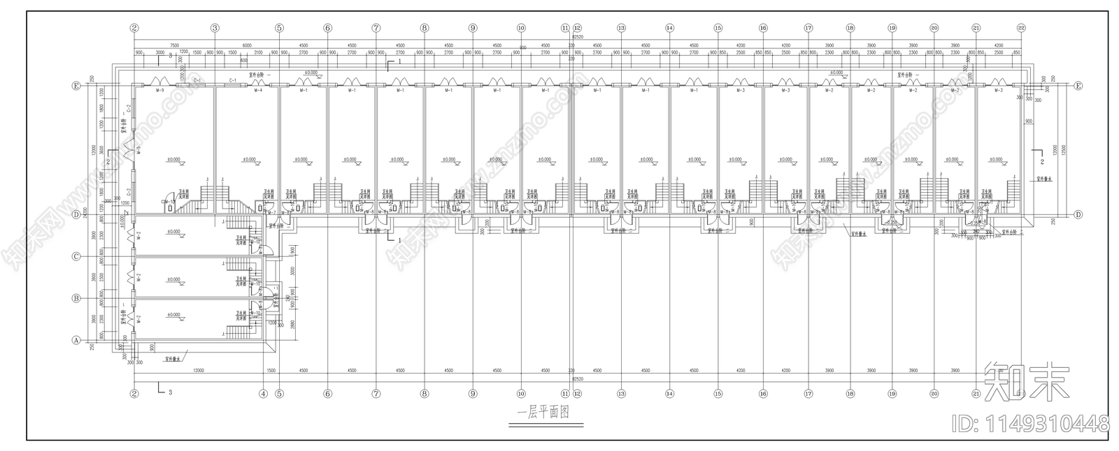 仿古建筑二层门市节点cad施工图下载【ID:1149310448】