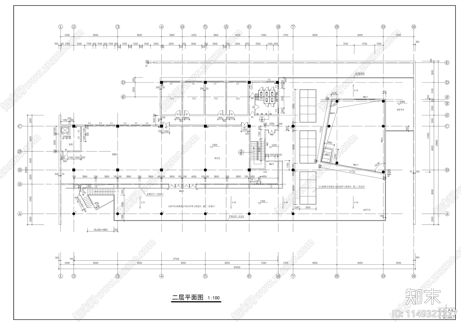 小超市室内cad施工图下载【ID:1149327317】