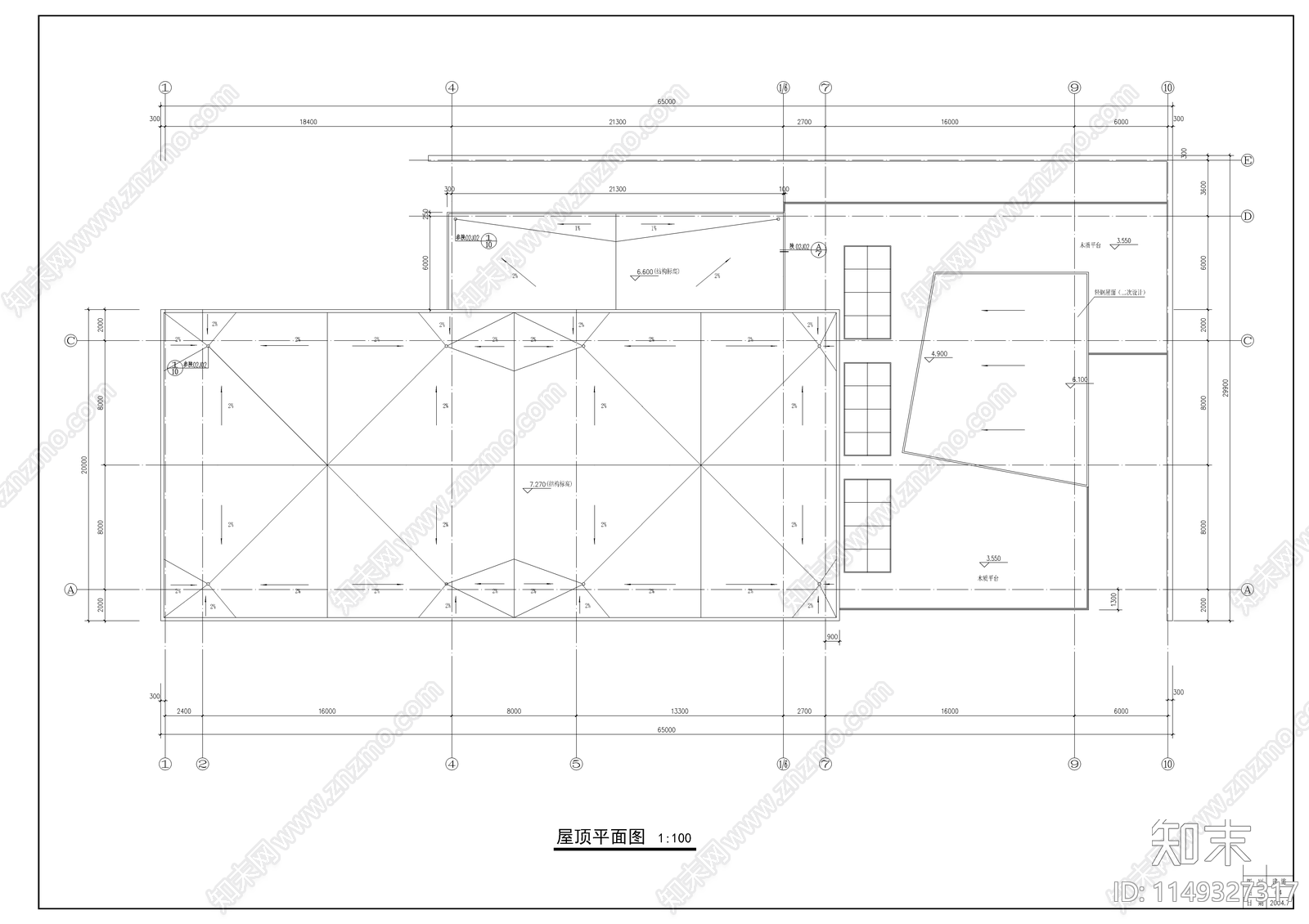 小超市室内cad施工图下载【ID:1149327317】