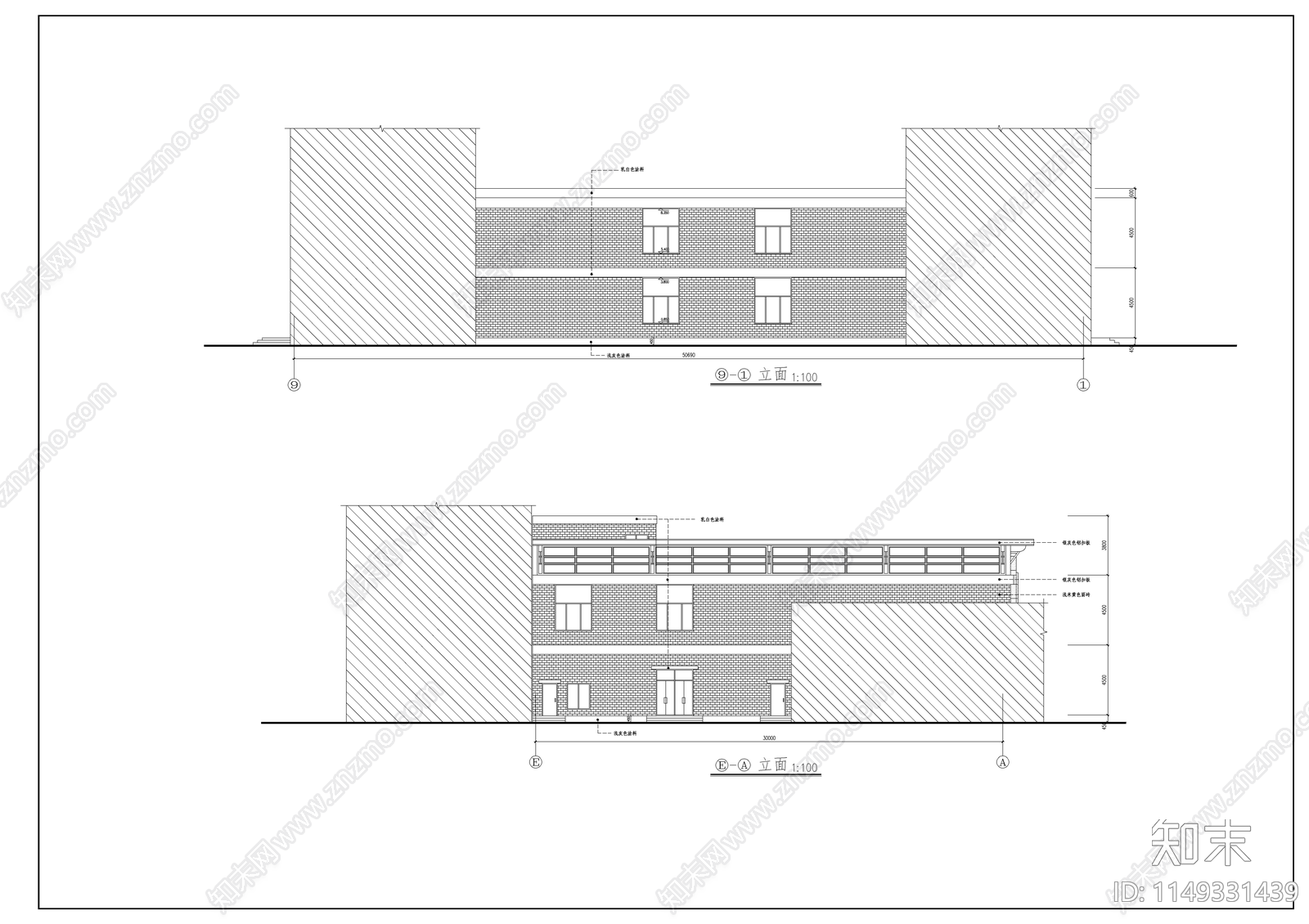 小型超市室内cad施工图下载【ID:1149331439】