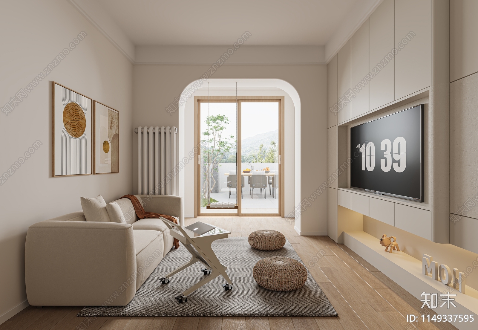 现代客餐厅3D模型下载【ID:1149337595】