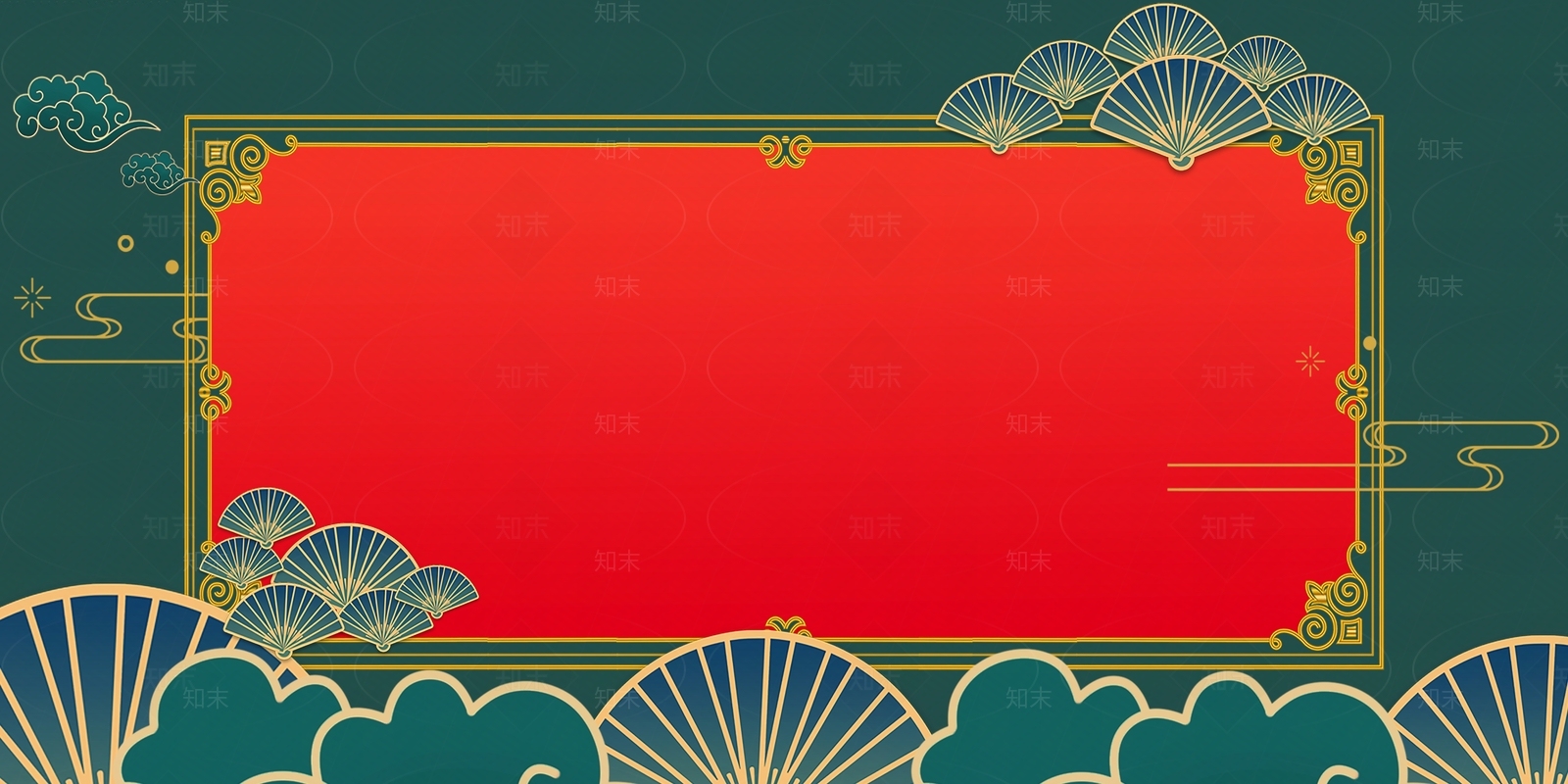 国潮喜庆边框壁纸贴图下载【ID:1149342256】