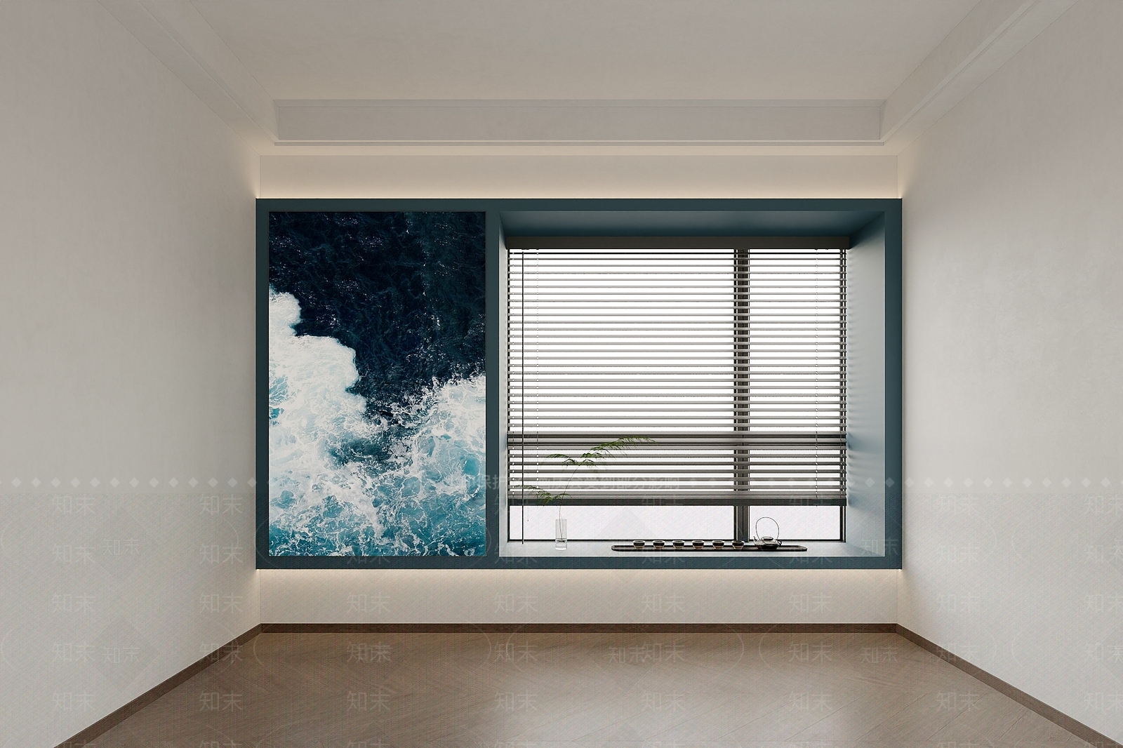现代飘窗3D模型下载【ID:1149343461】