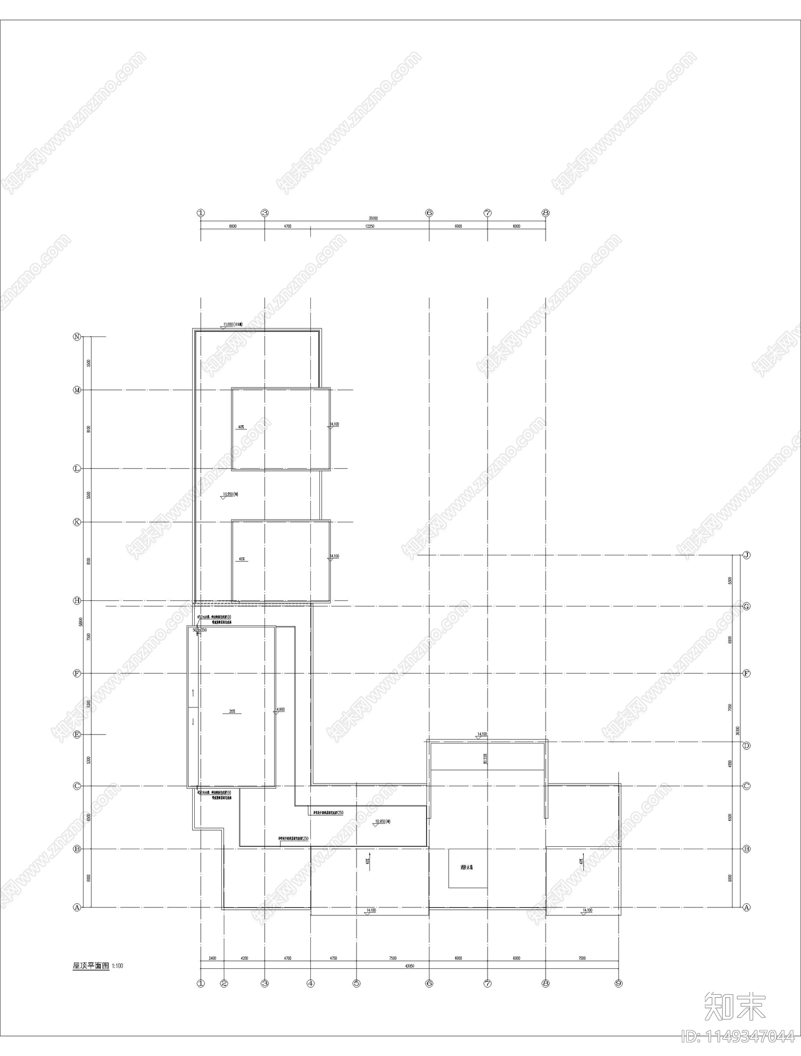 9班幼儿园平面方案及设计说明施工图下载【ID:1149347044】