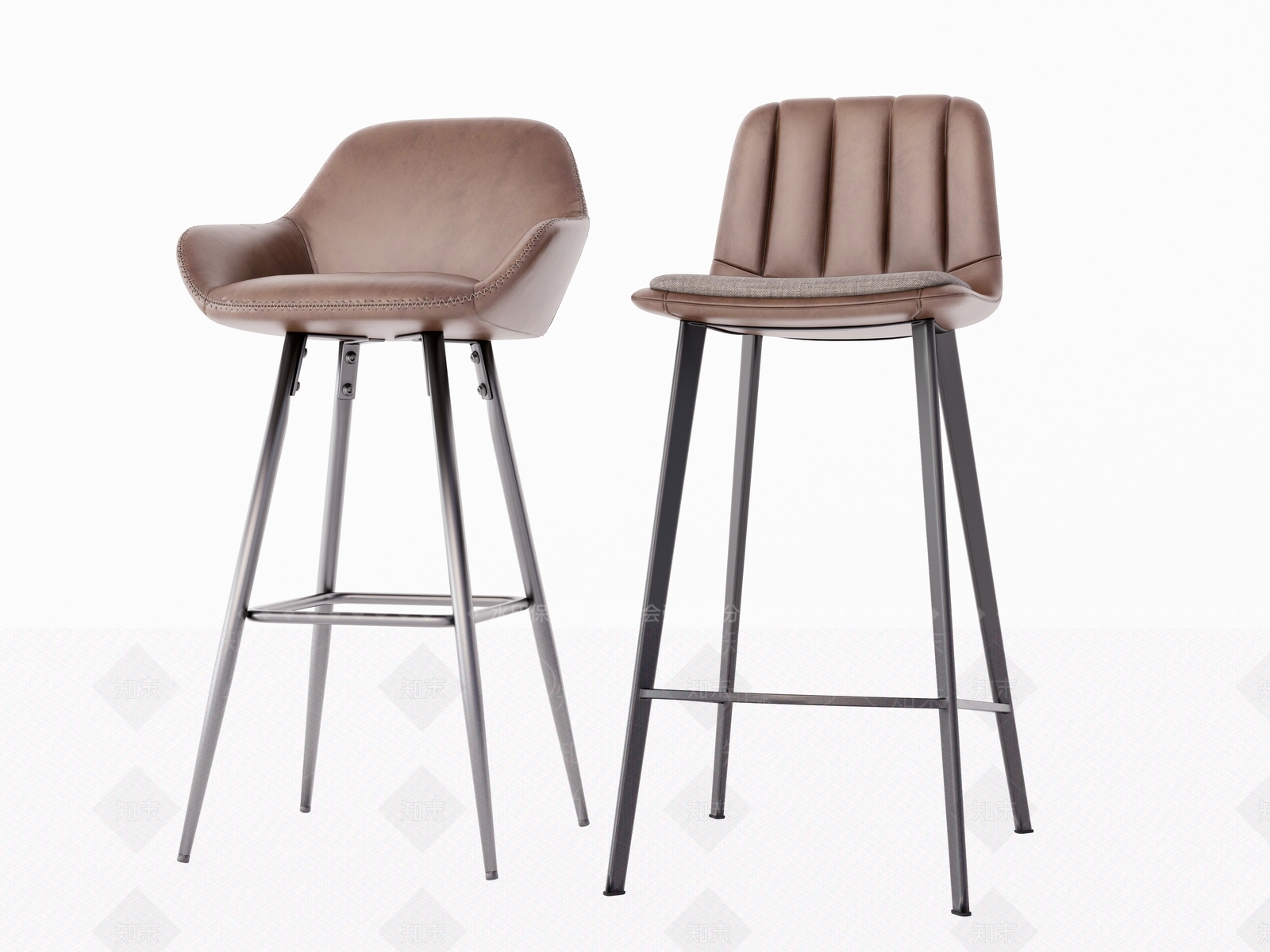 现代风格吧台椅SU模型下载【ID:1149355672】