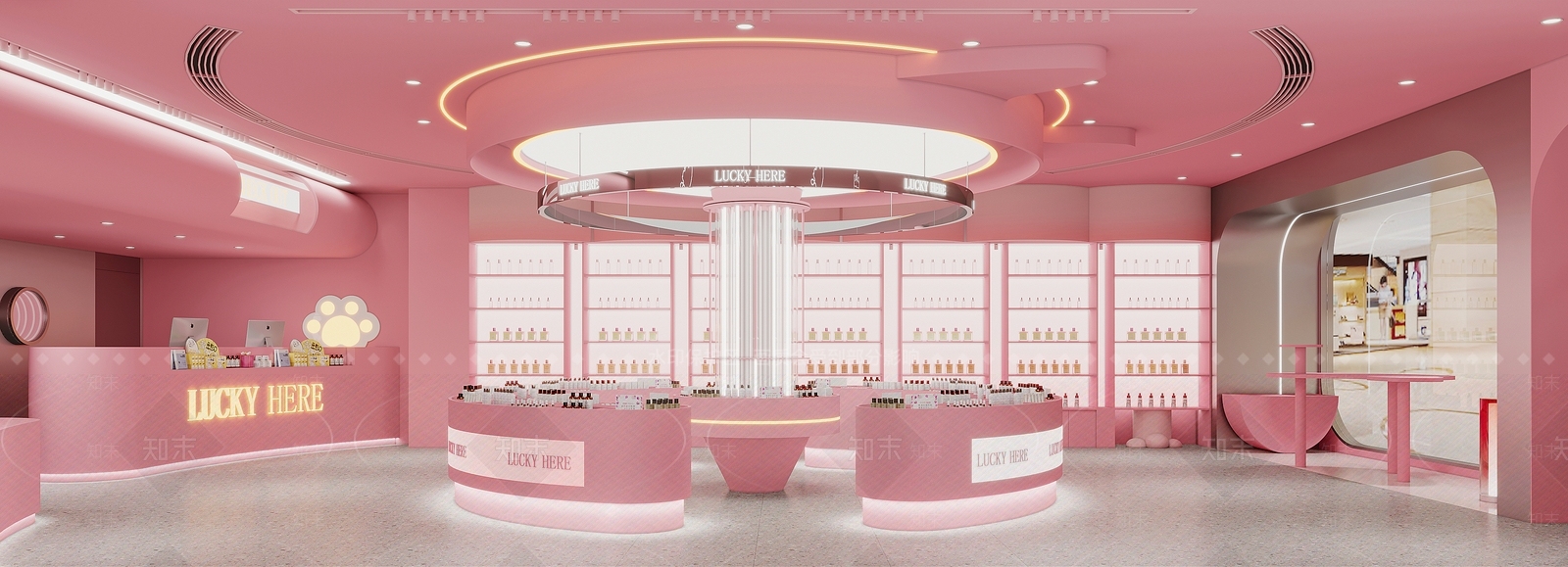 现代化妆品店3D模型下载【ID:1149359874】