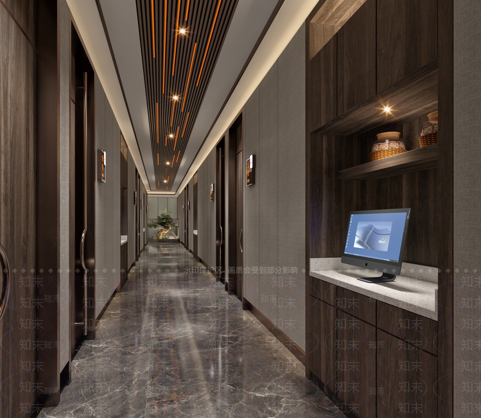 现代中餐厅3D模型下载【ID:1149385387】