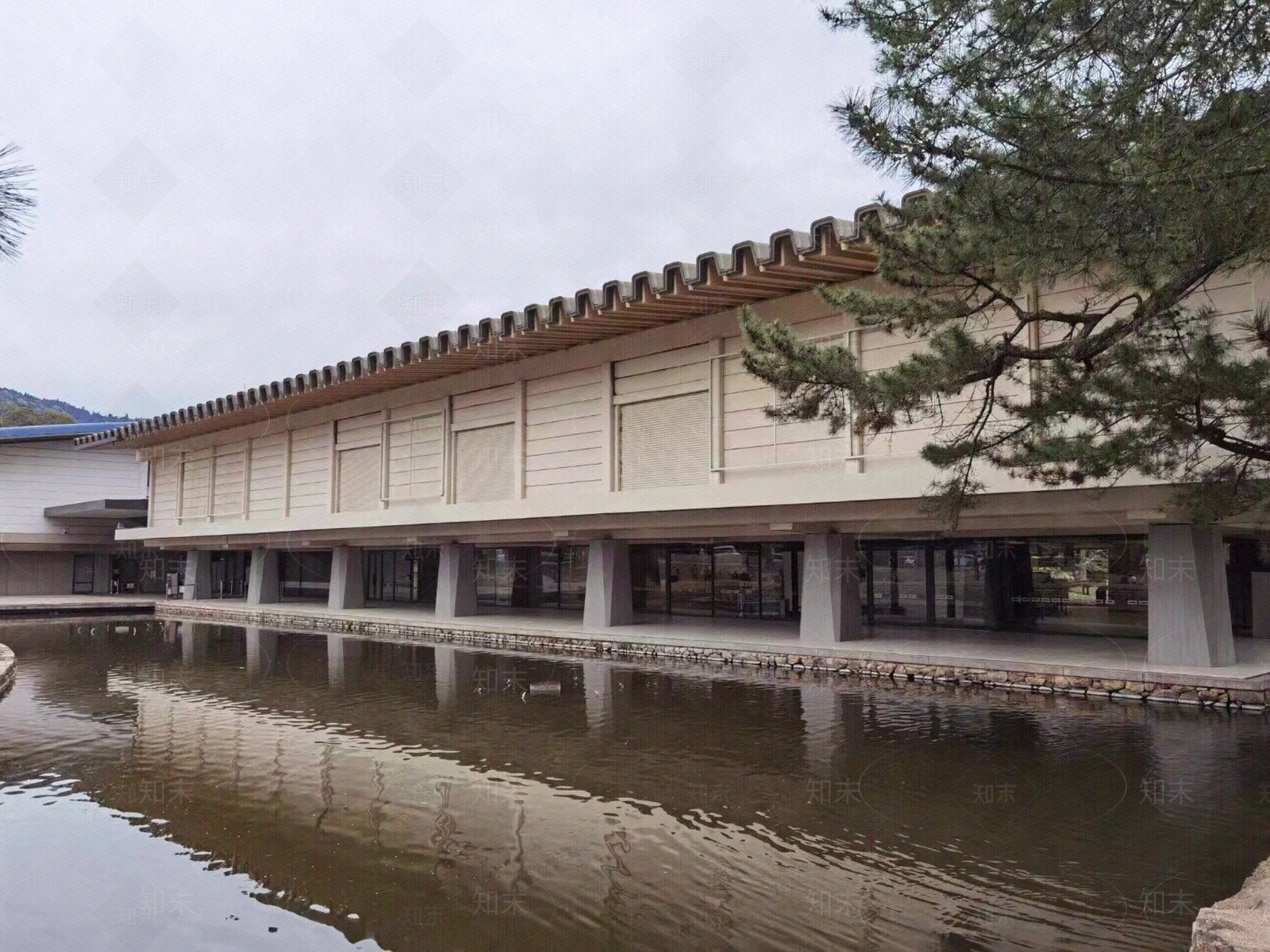 日本古建筑檐廊外景贴图下载【ID:1149385521】