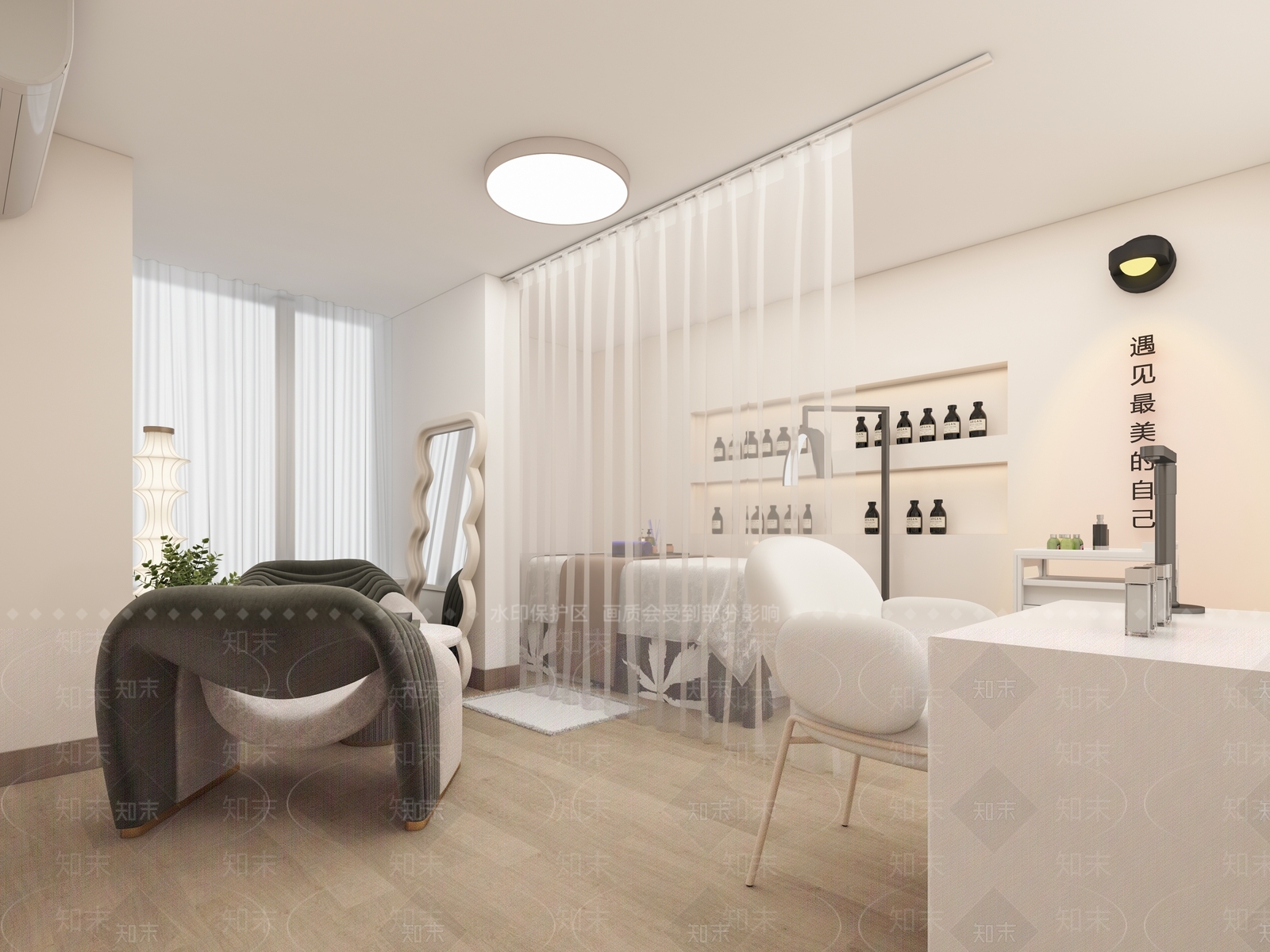 现代美容SPA包间3D模型下载【ID:1149388152】