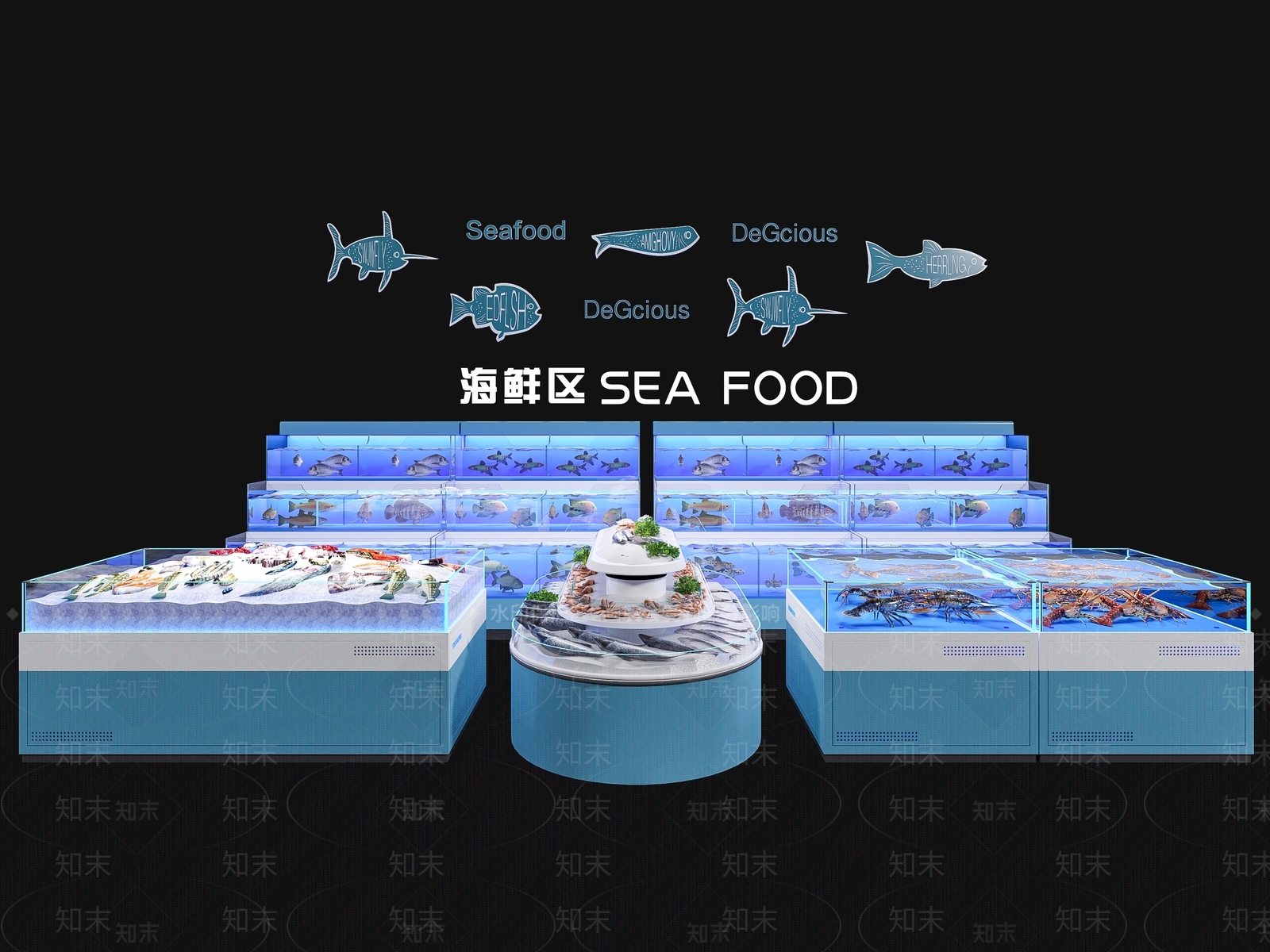 现代展具3D模型下载【ID:1149402672】