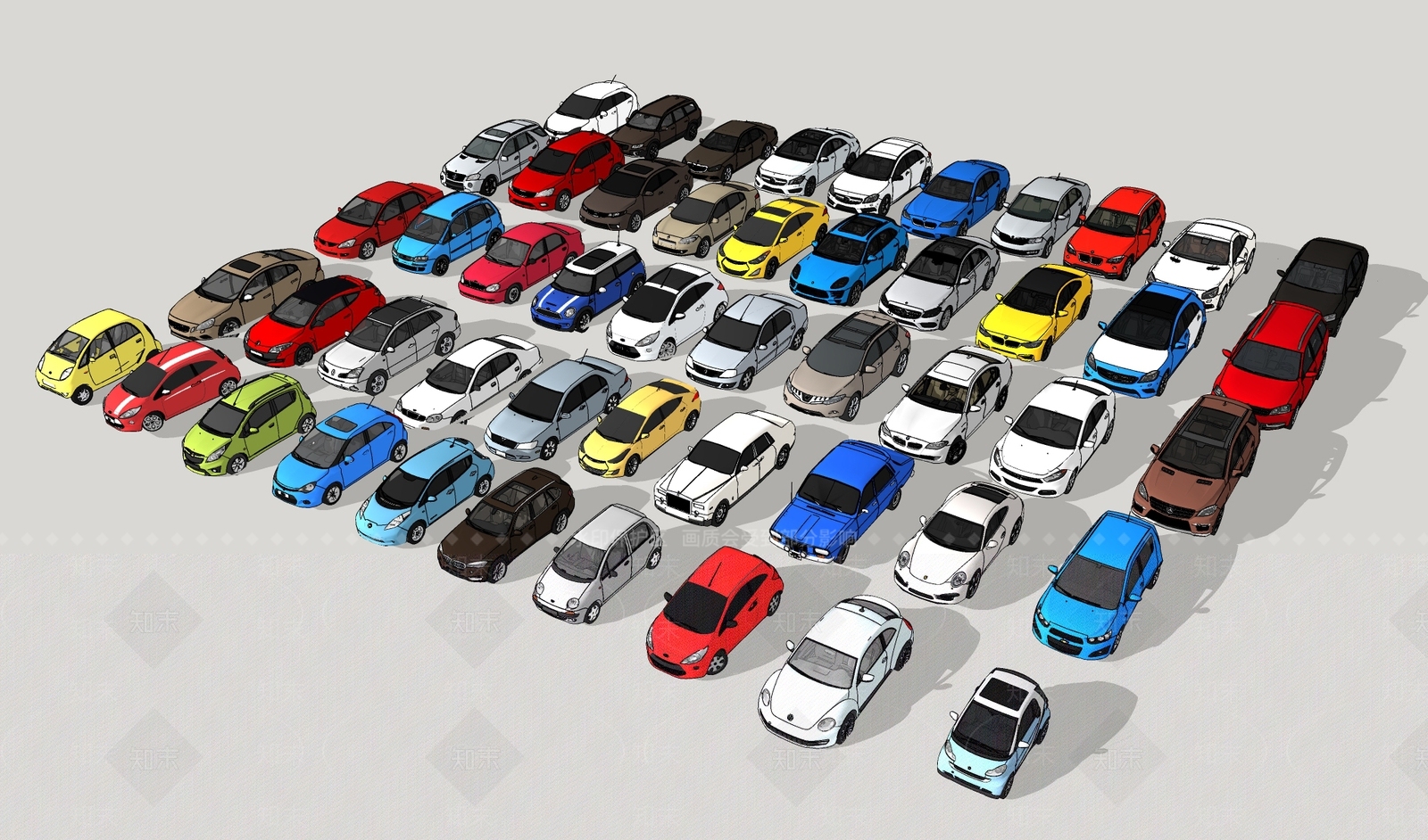 小汽车SU模型下载【ID:1149738393】