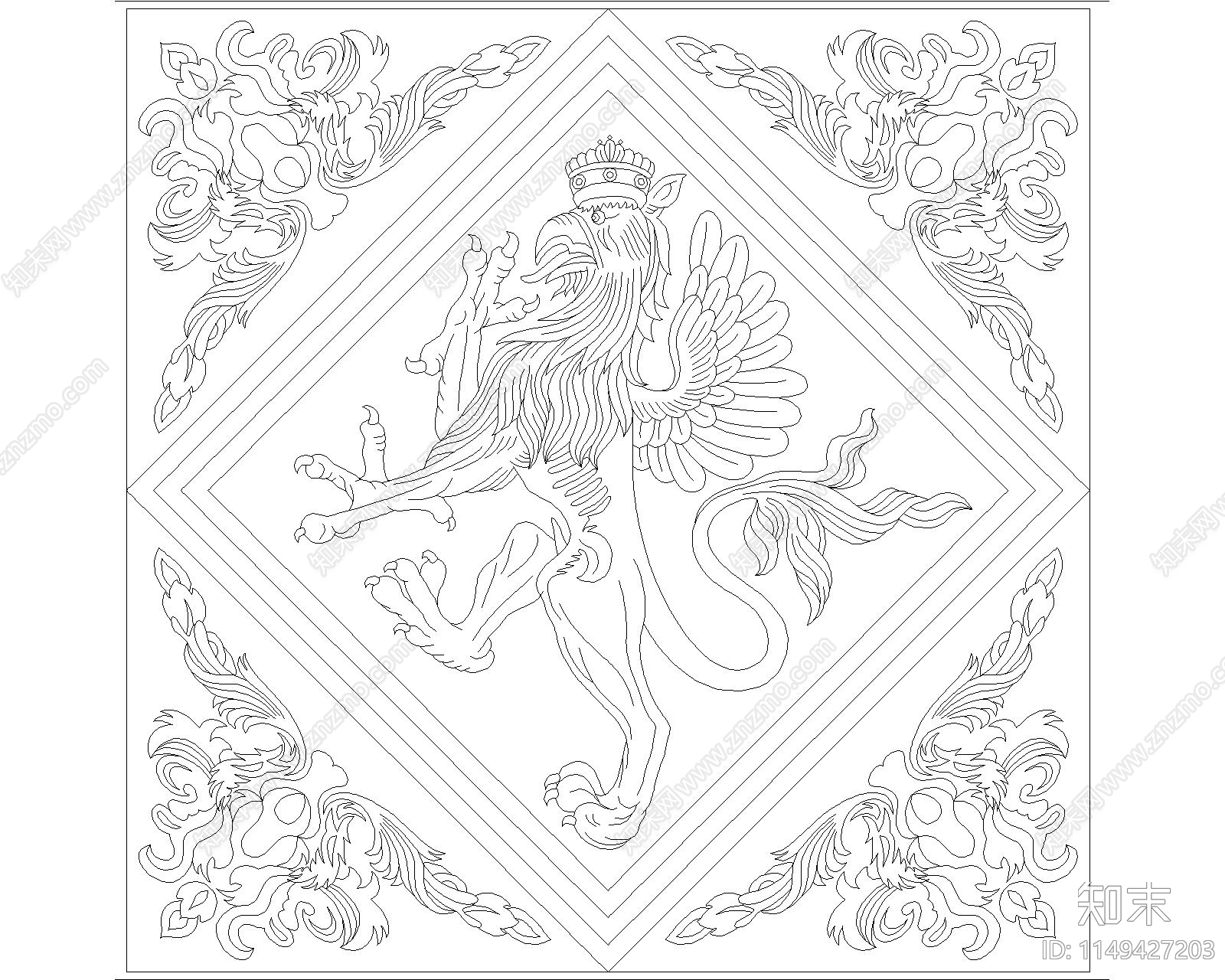 欧式铝扣板图cad施工图下载【ID:1149427203】