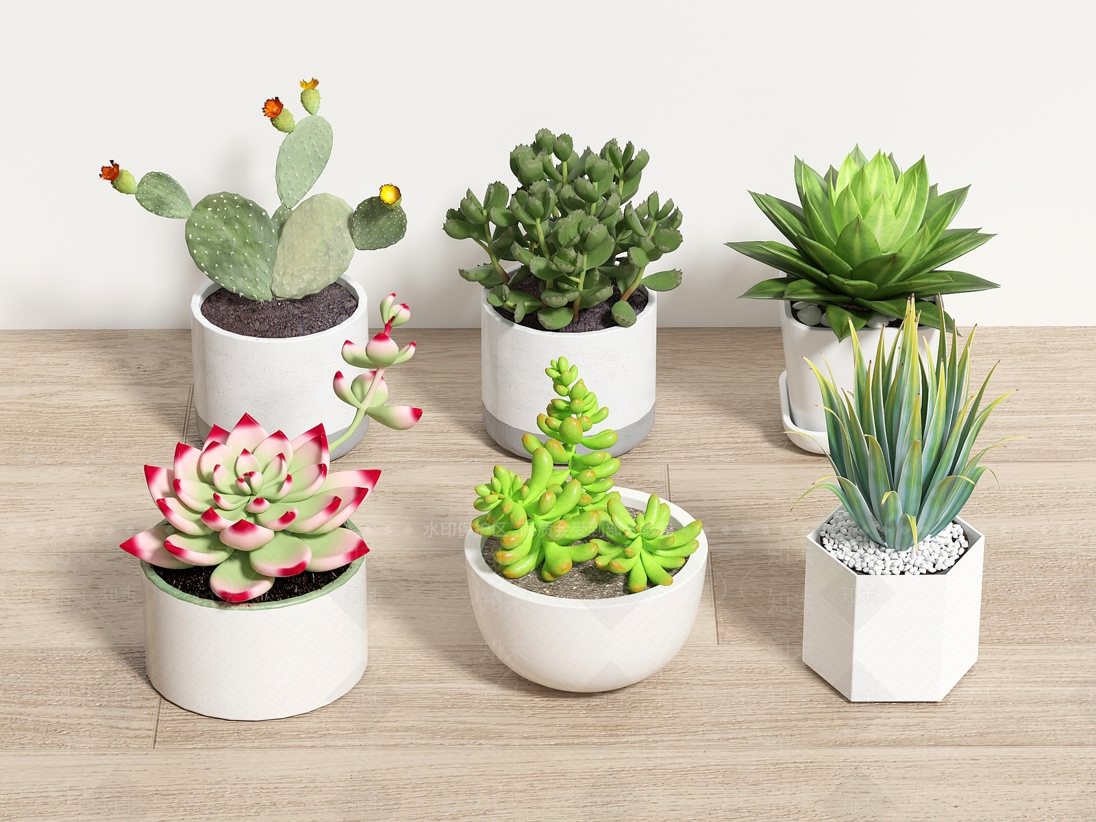 绿植盆栽SU模型下载【ID:1149433876】