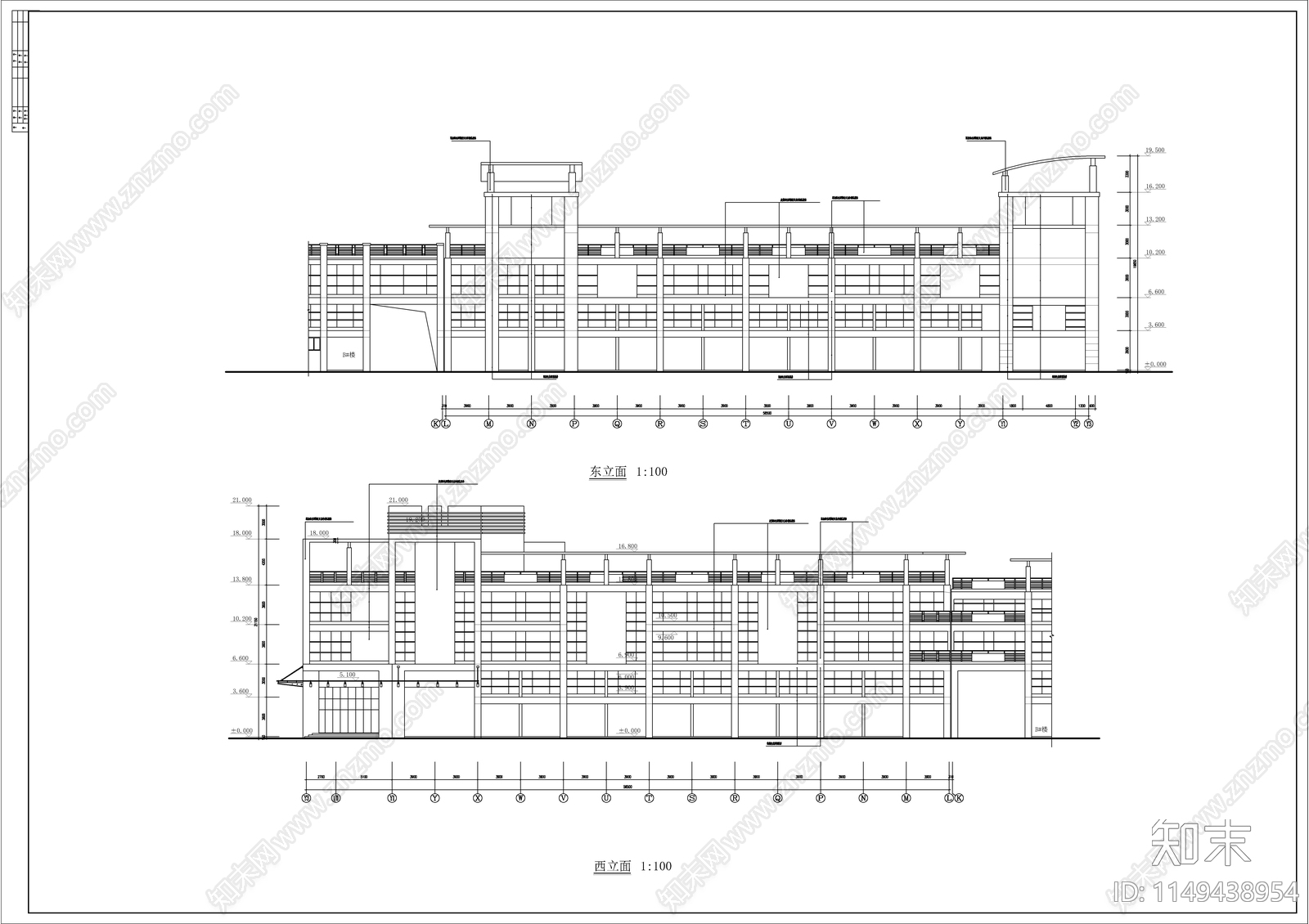 某农贸市场建筑施工图cad施工图下载【ID:1149438954】