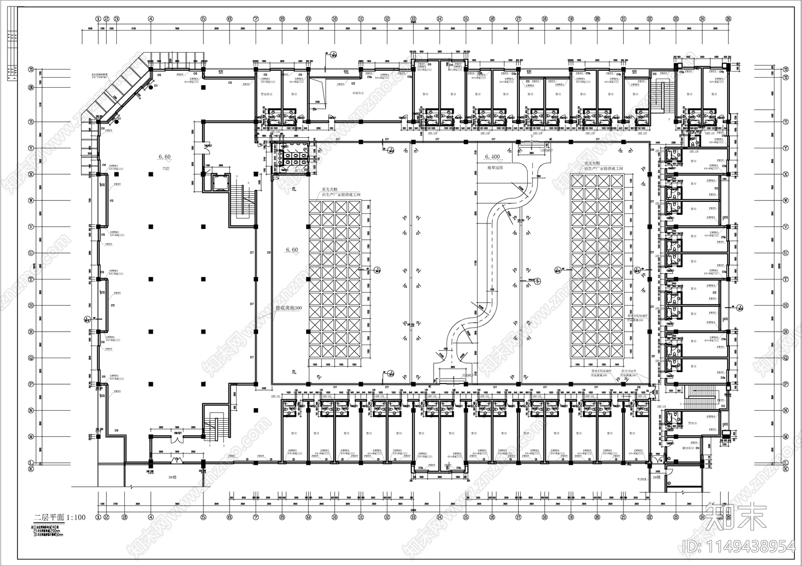 某农贸市场建筑施工图cad施工图下载【ID:1149438954】