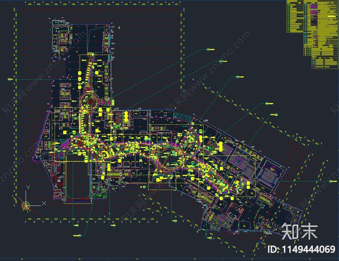 华润中心万象城购物中心物料表cad施工图下载【ID:1149444069】