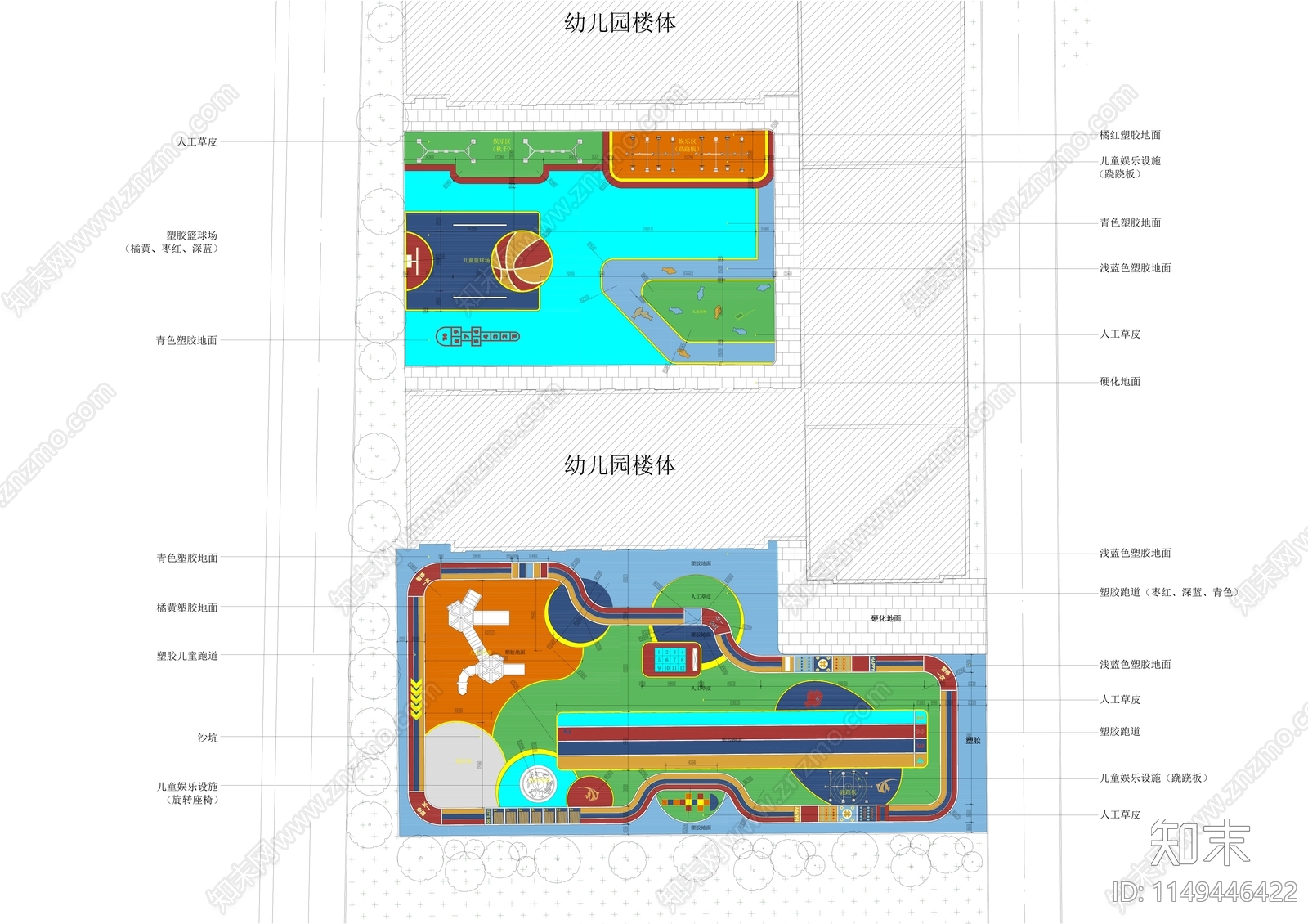幼儿园儿童娱乐区平面图施工图下载【ID:1149446422】