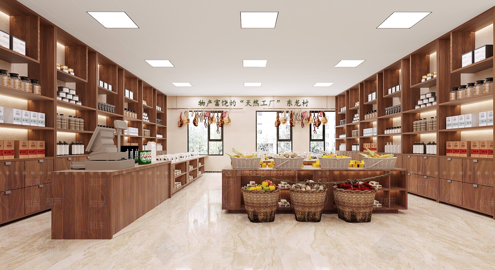 新中式特产店3D模型下载【ID:1149447736】