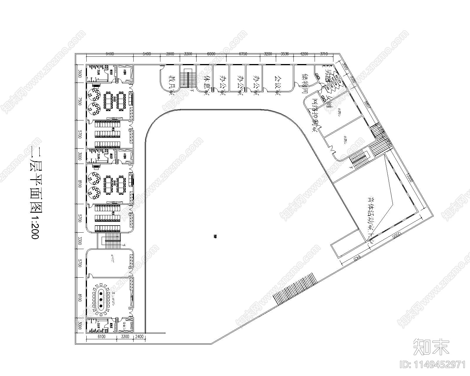 幼儿园设计cad施工图下载【ID:1149452971】