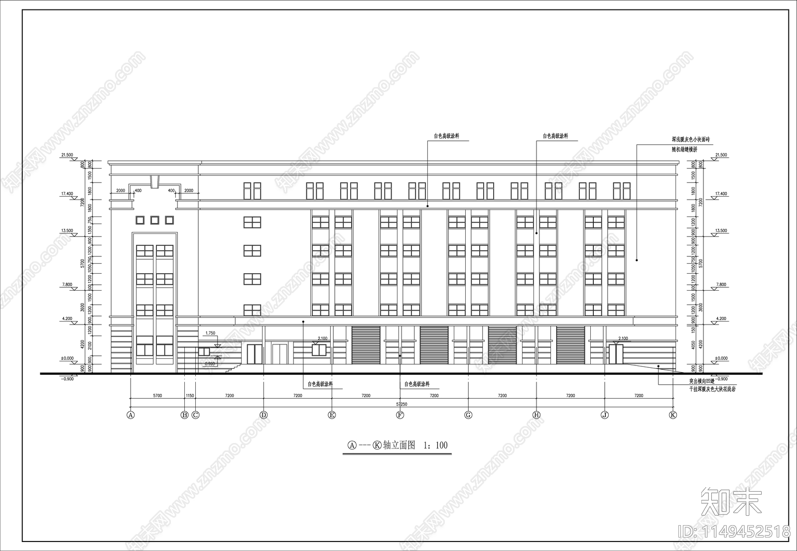 药品厂房建筑cad施工图下载【ID:1149452518】