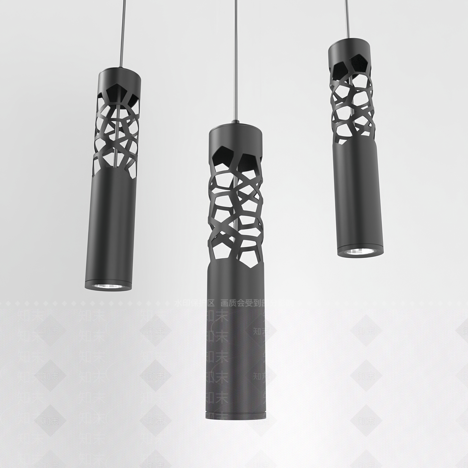 现代室内吊灯3D模型下载【ID:1149458315】