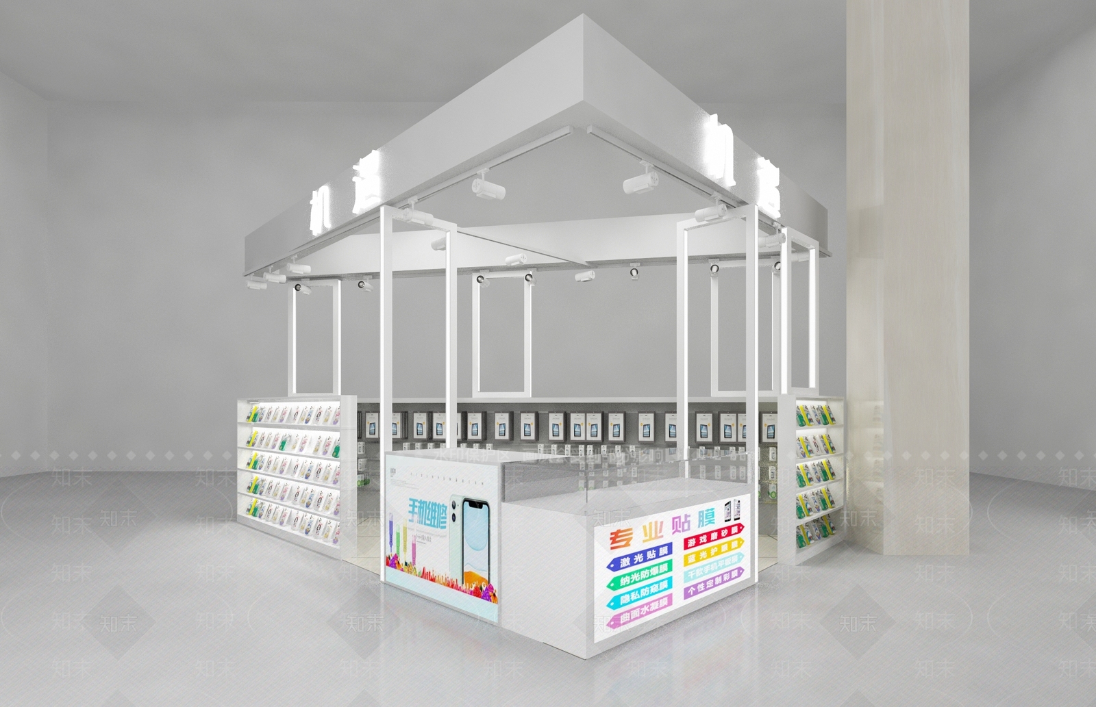 现代商场展区3D模型下载【ID:1149463795】
