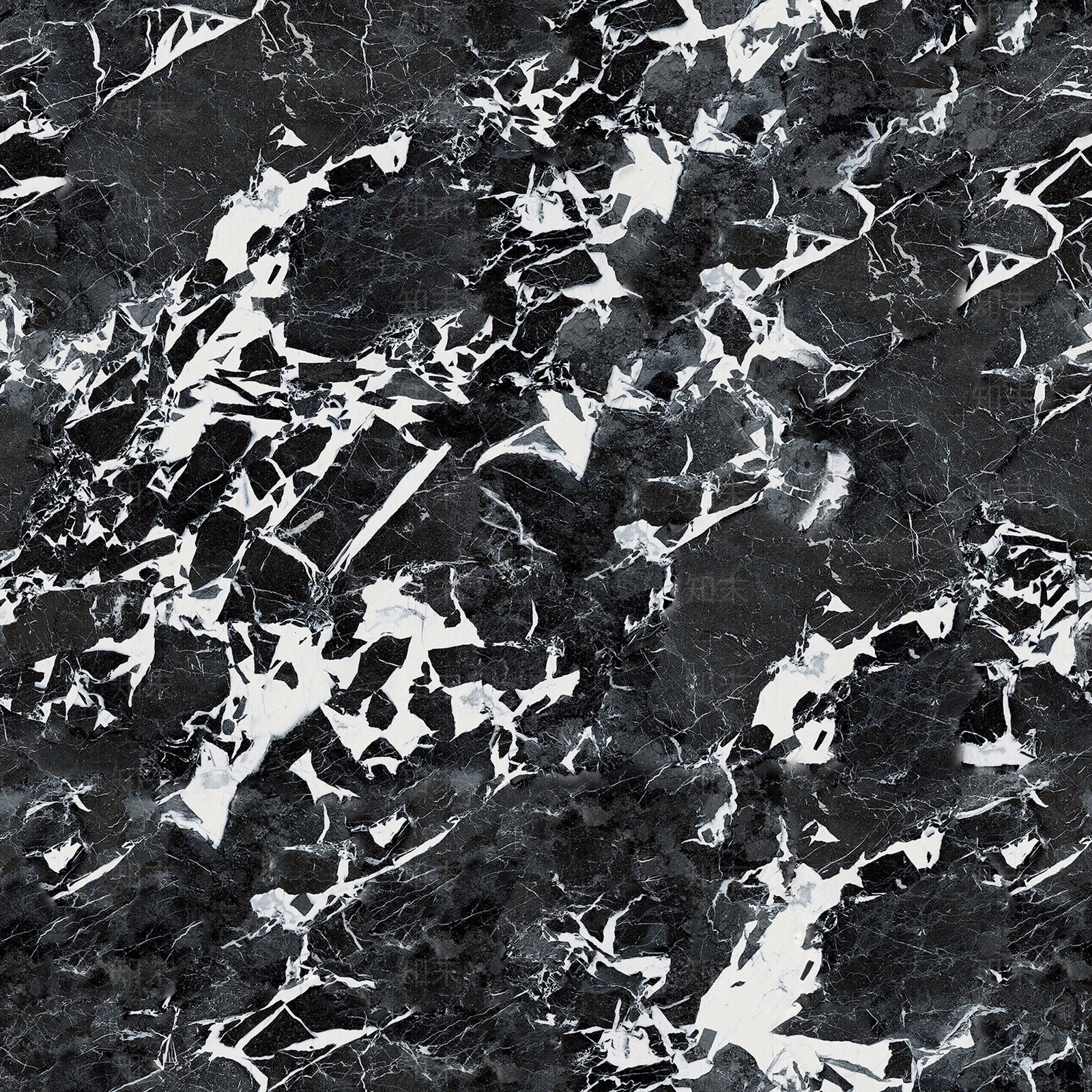 黑白花乱纹大理石瓷砖贴图下载【ID:1149472272】