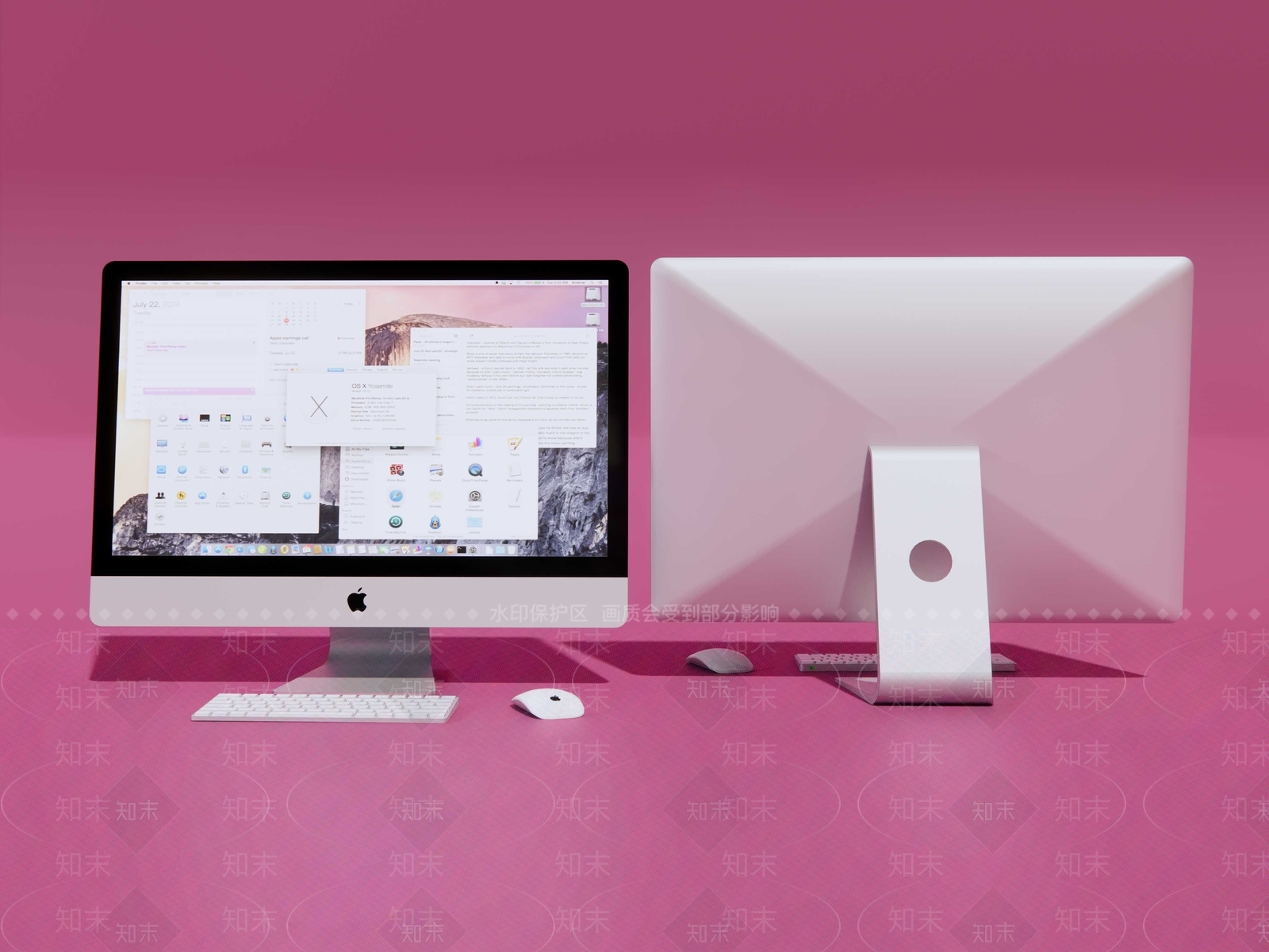 苹果电脑IMAC27寸SU模型下载【ID:1149474765】