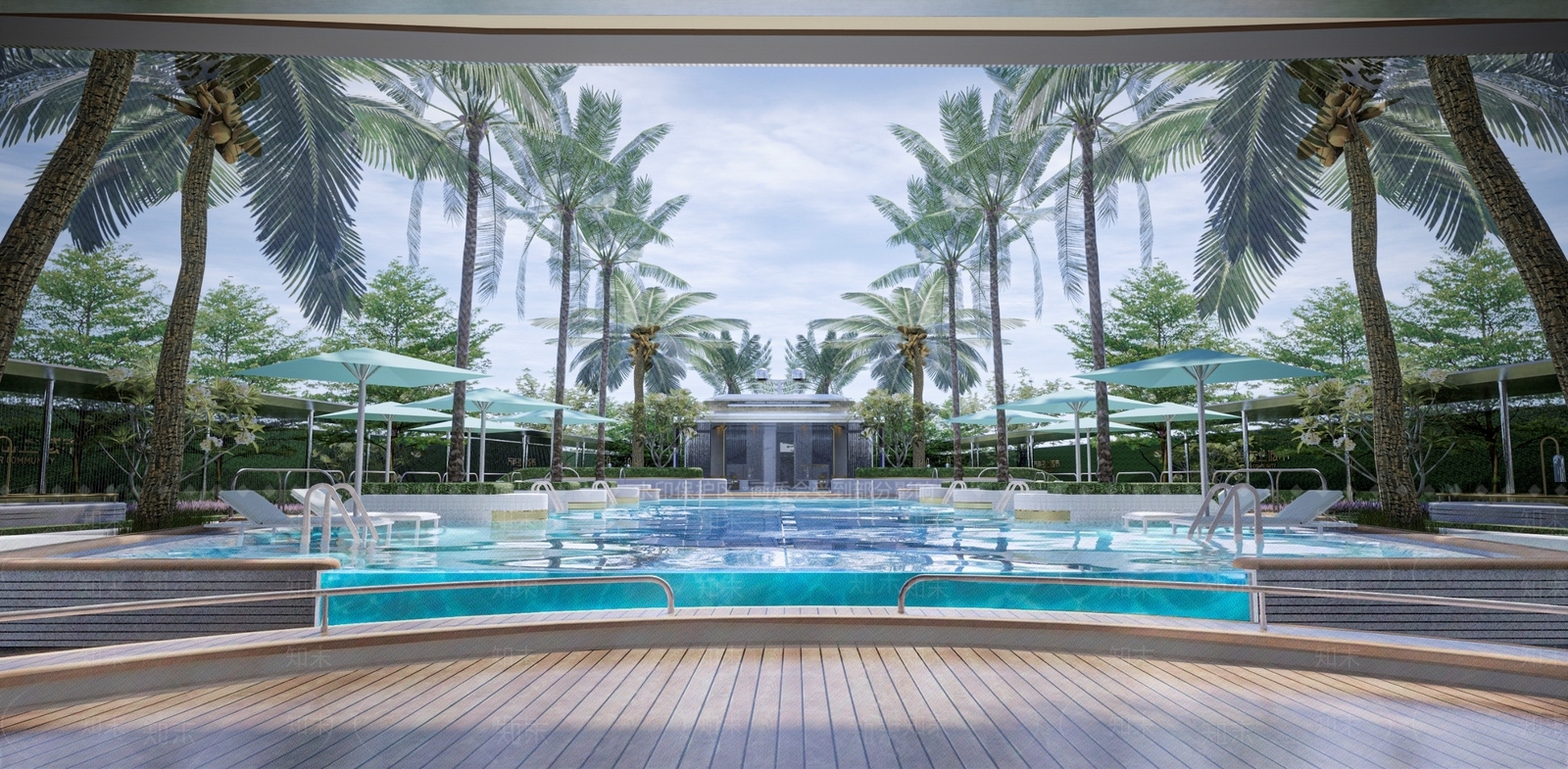 万科现代度假示范区SU模型下载【ID:1149477049】