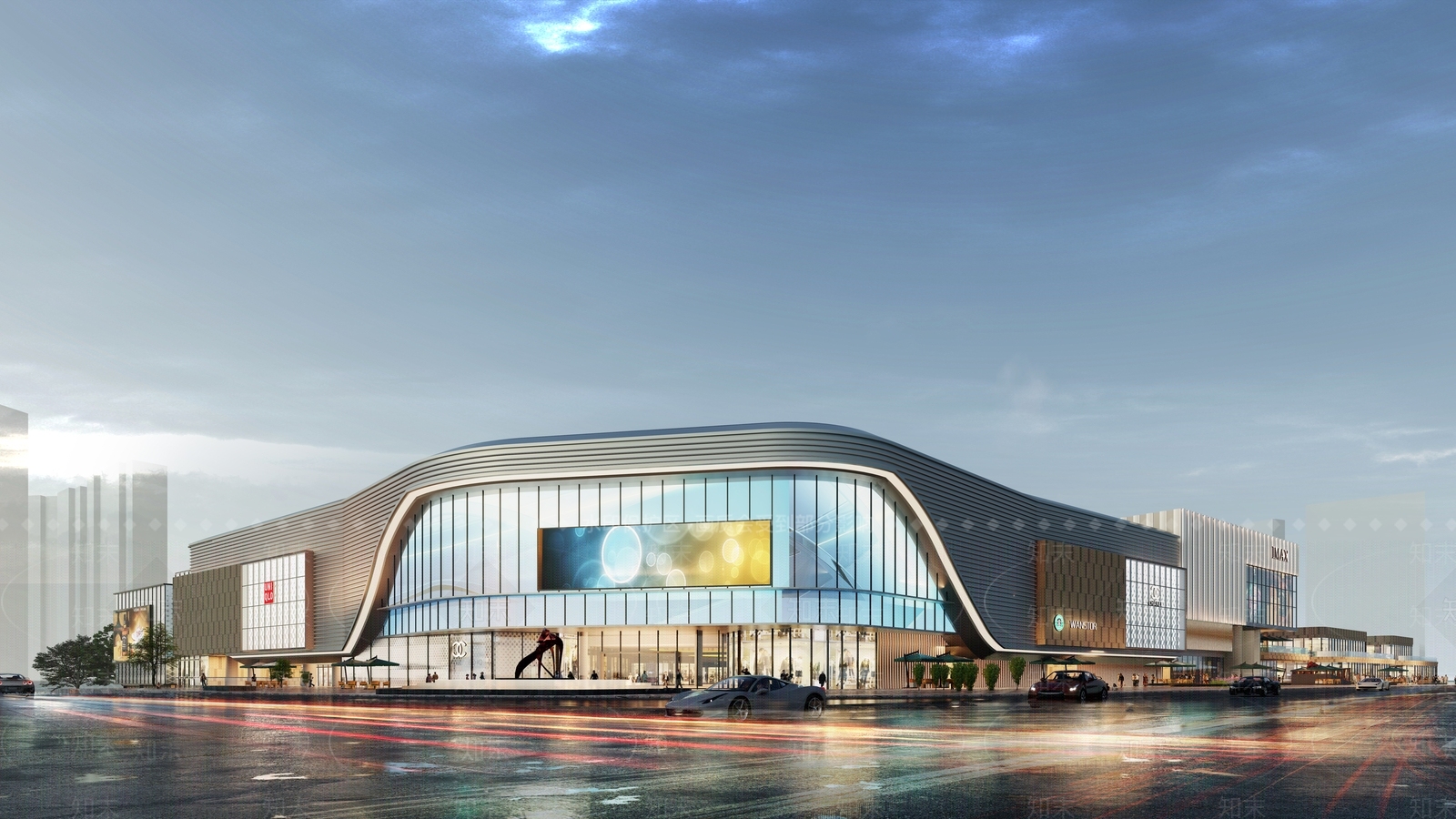 现代购物商业中心SU模型下载【ID:1149478844】