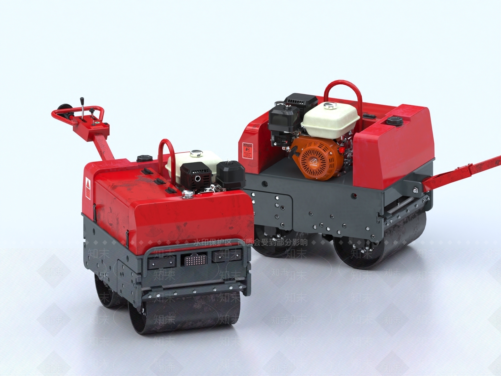 压路机3D模型下载【ID:1149487354】