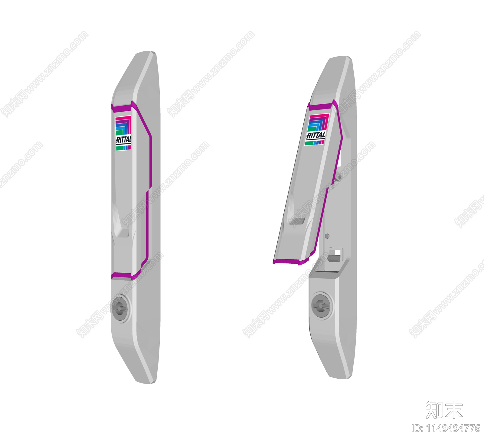 现代门把手SU模型下载【ID:1149494776】