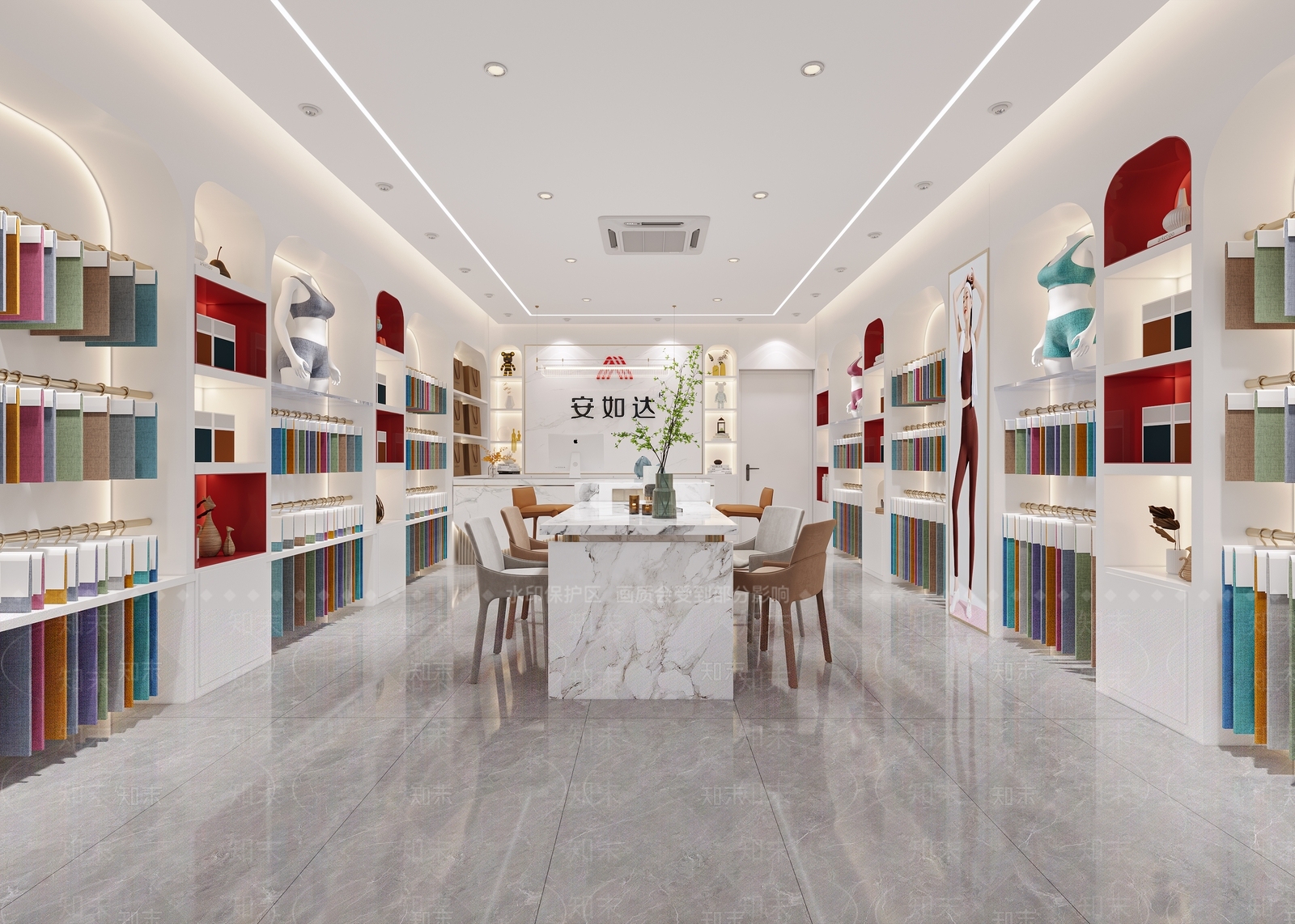 现代服装店3D模型下载【ID:1149494842】