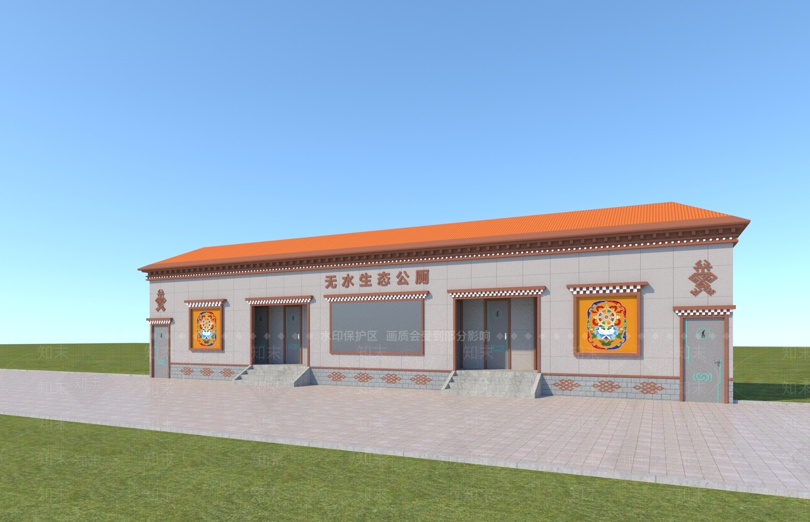 藏式卫生间3D模型下载【ID:1149495662】